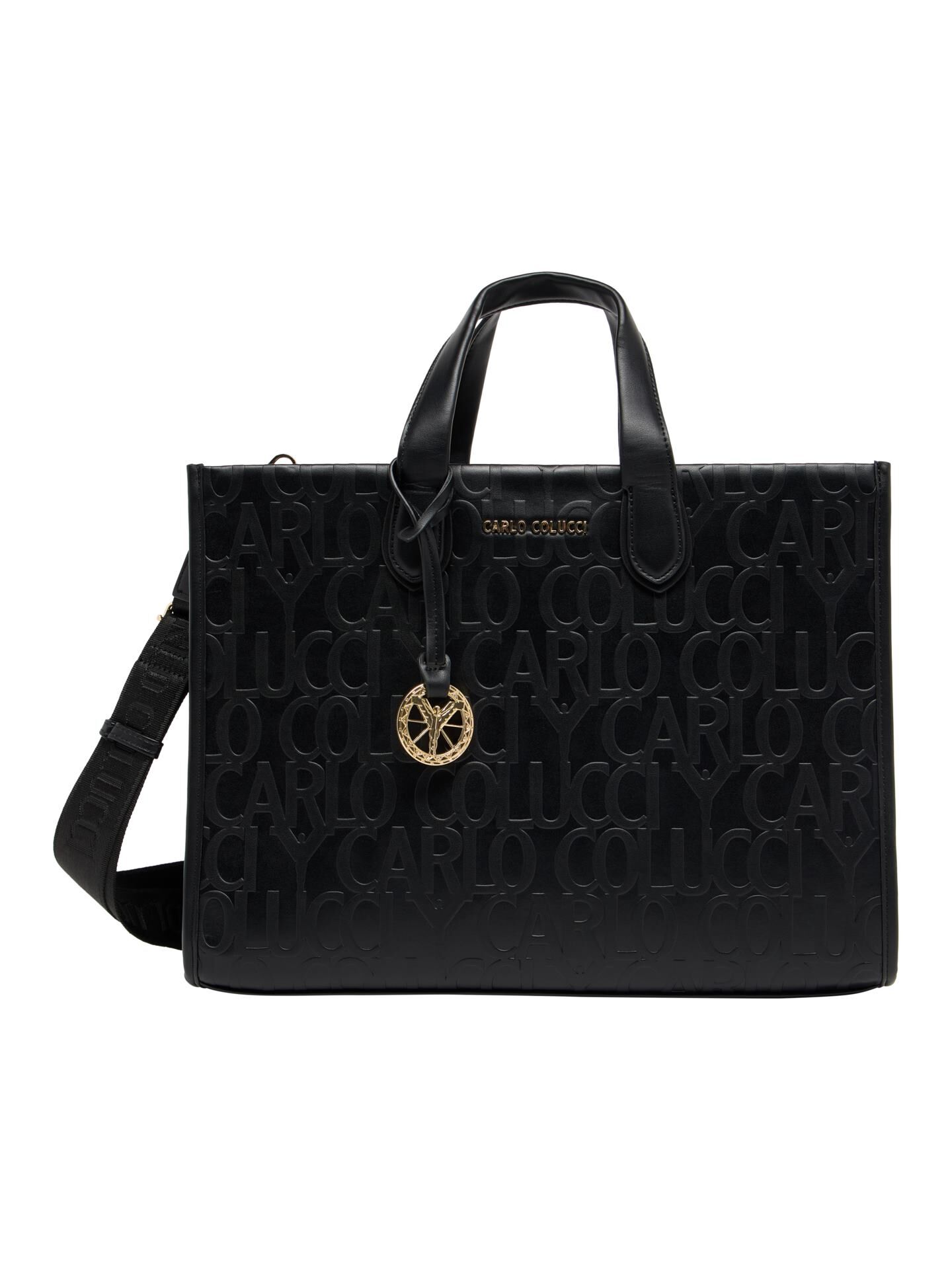 Tote bag with embossed logo