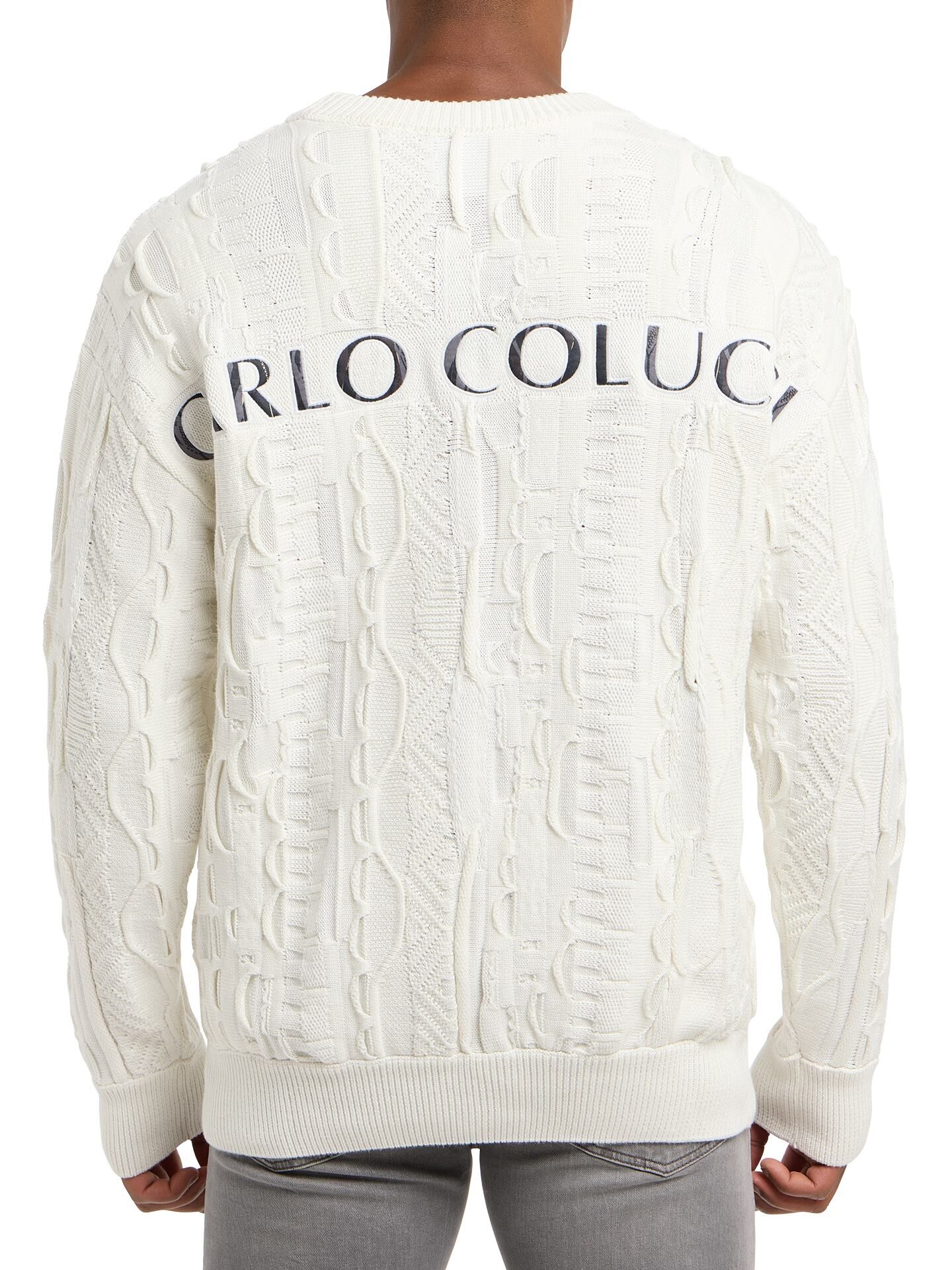 Strickpullover mit Stickerei