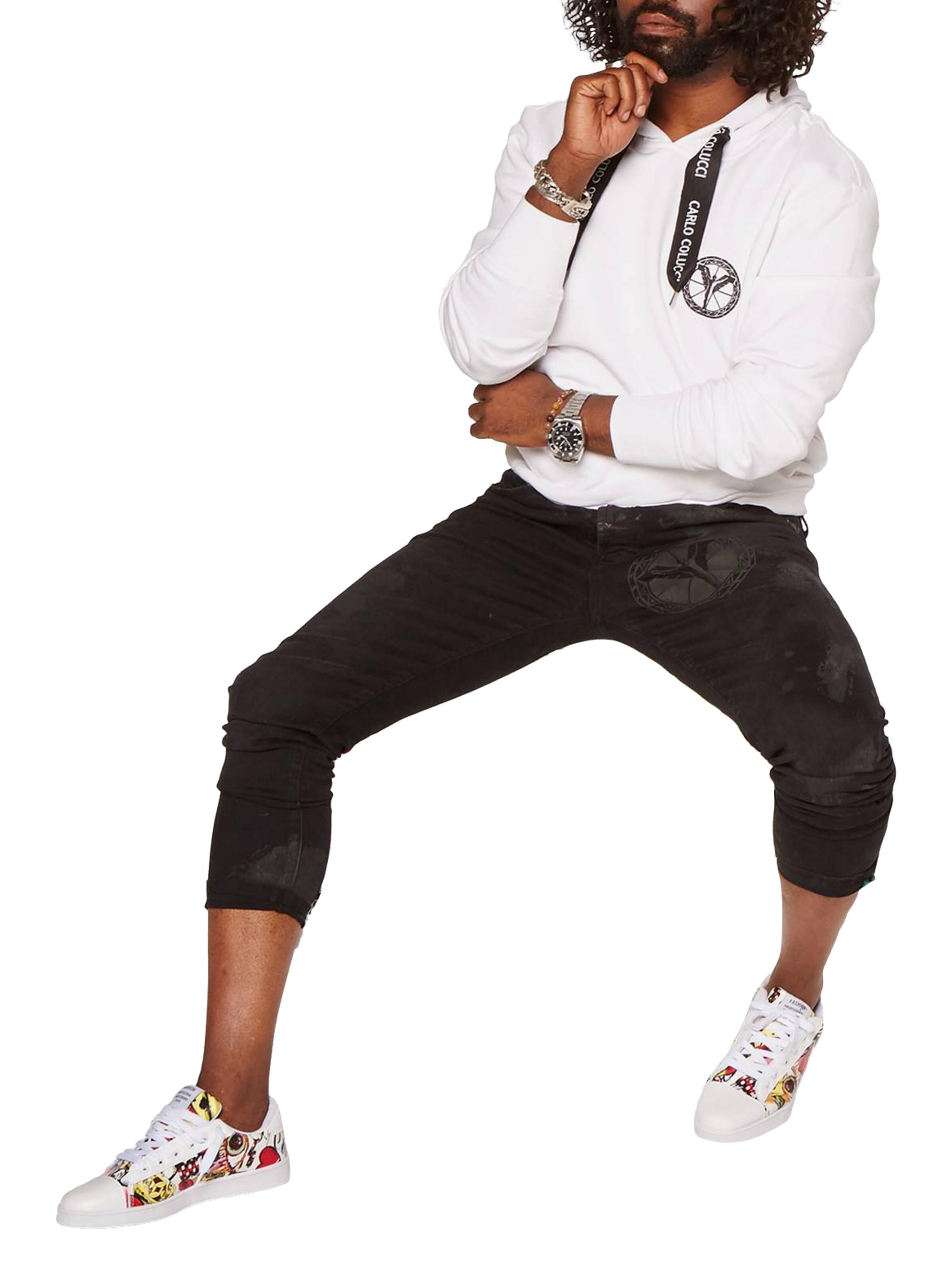  Men's basic sweat hoodie