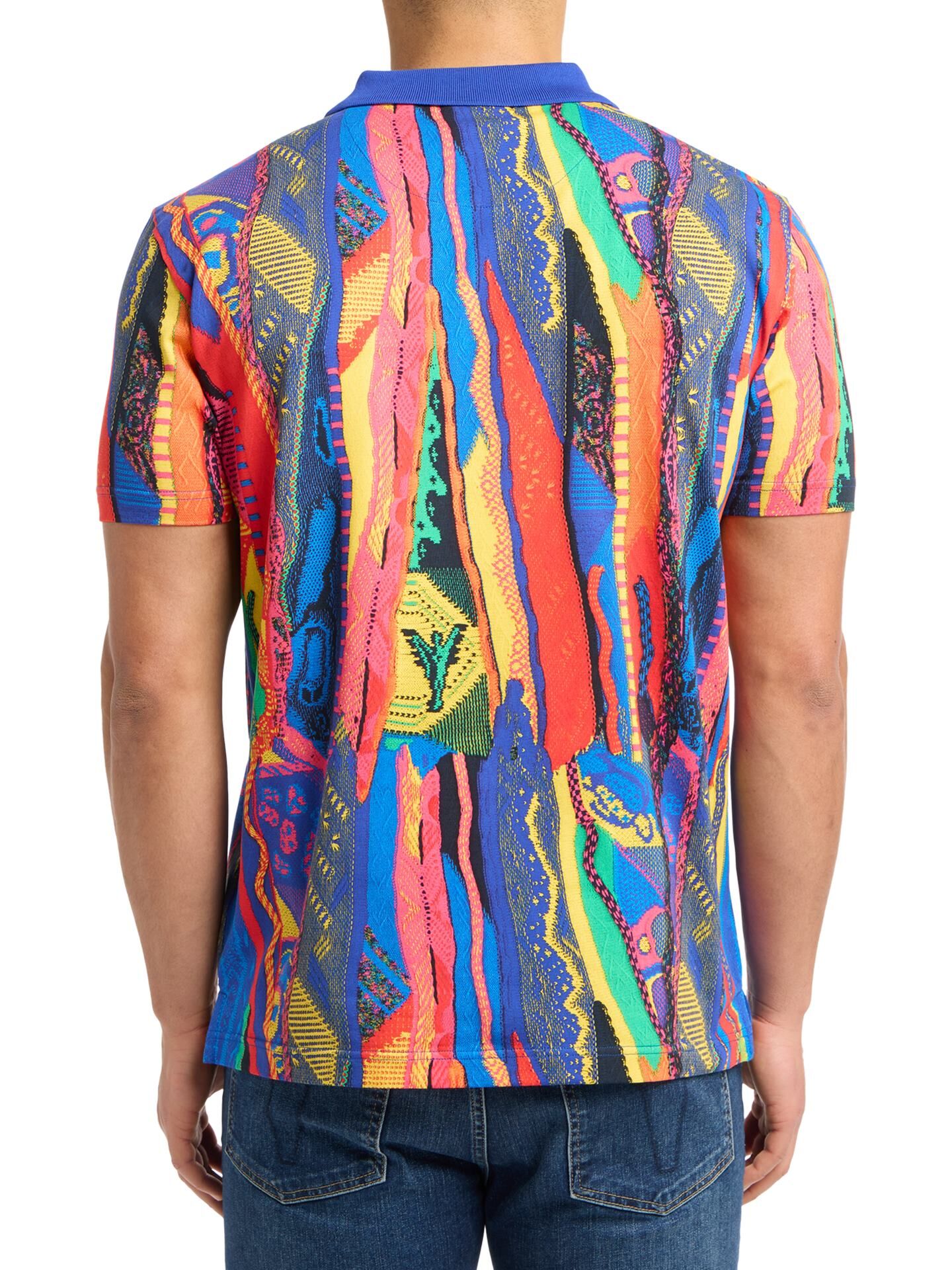 Poloshirt mit Knitprint