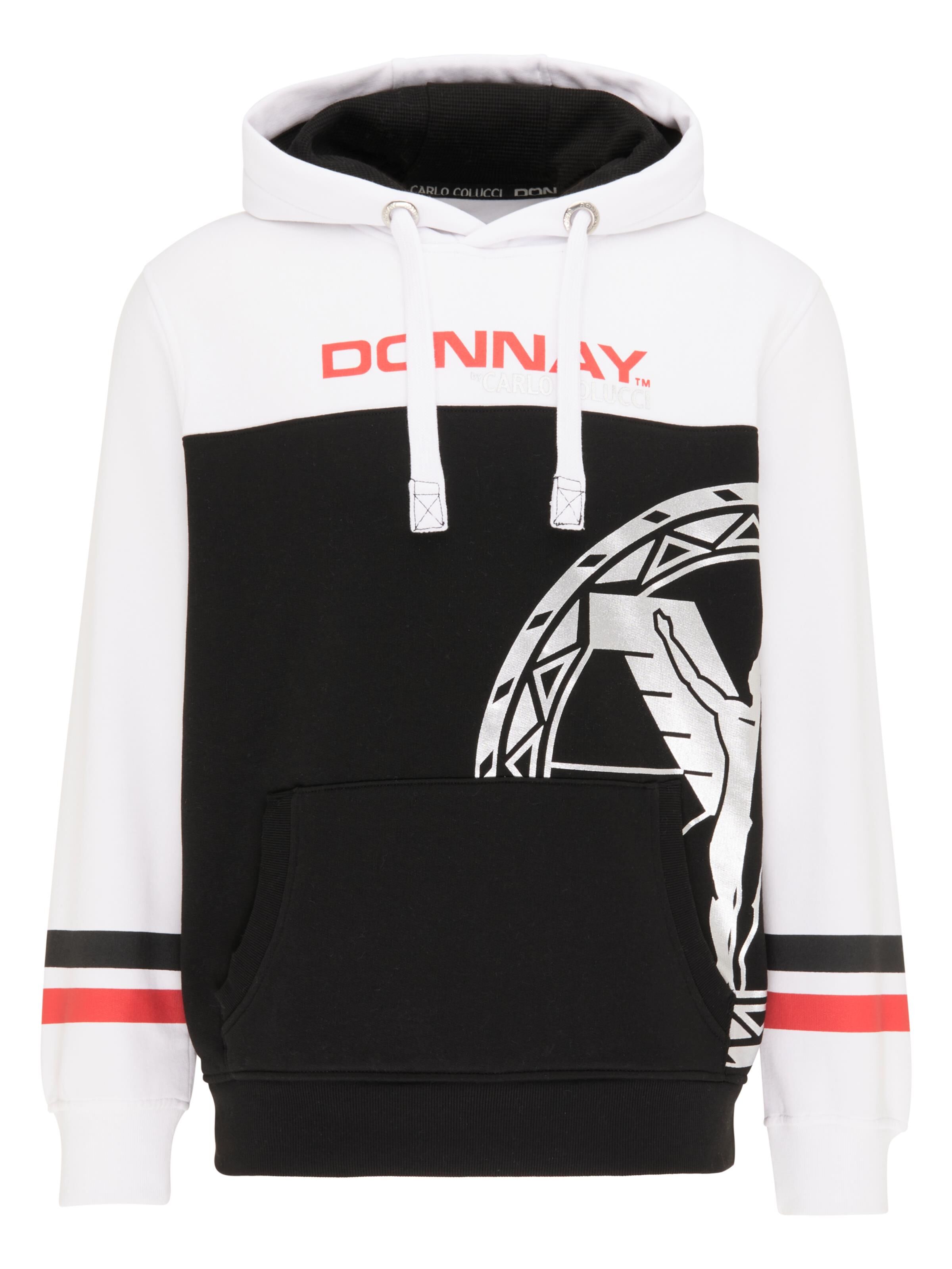  DONNAY by CARLO COLUCCI men's sweat shirt with logo, black