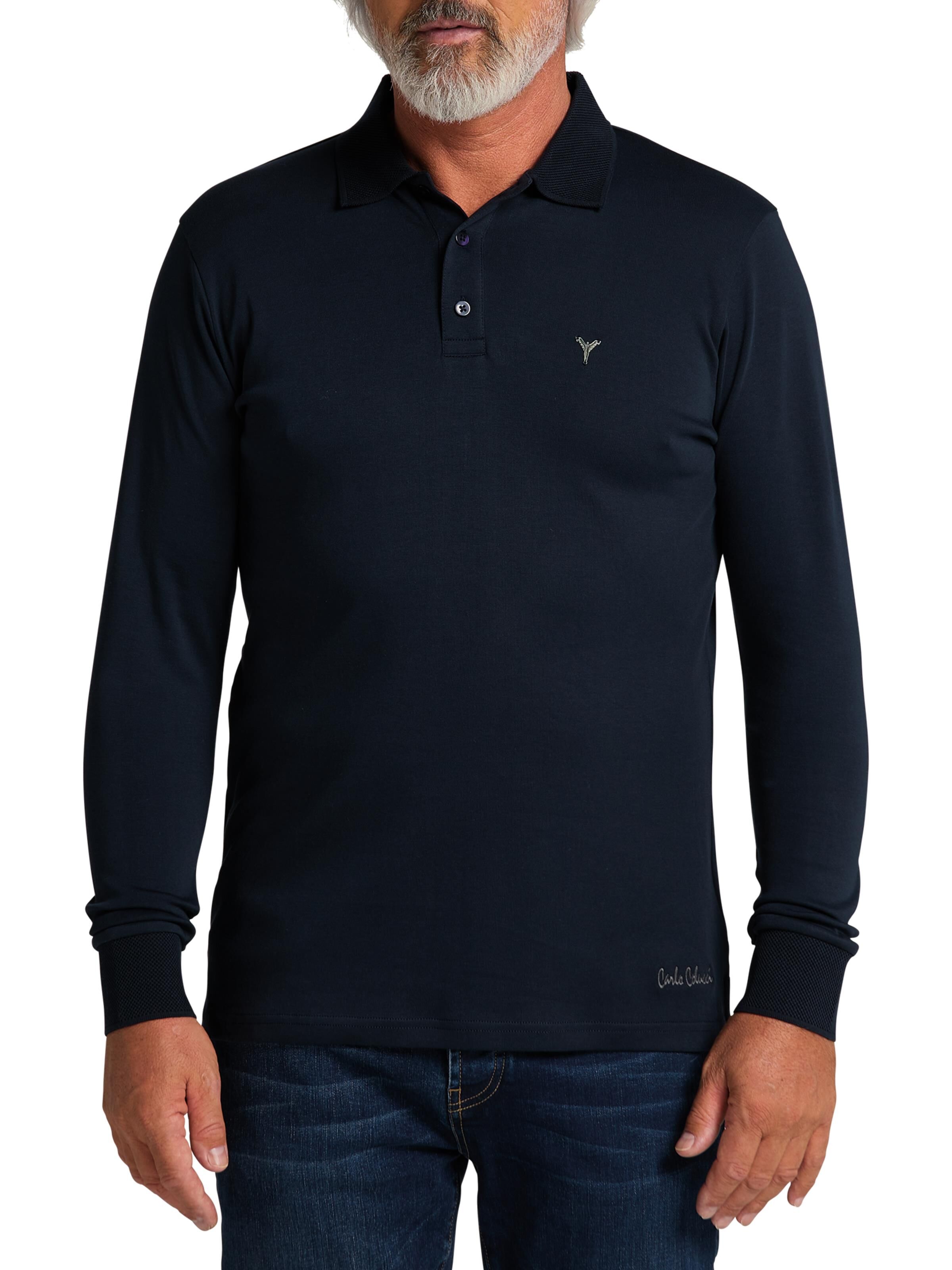 Langarm-Poloshirt