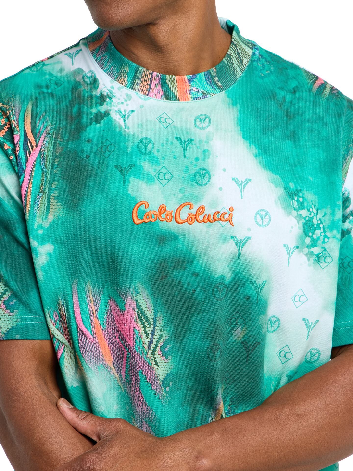 Oversize T-Shirt - Sprayed knit
