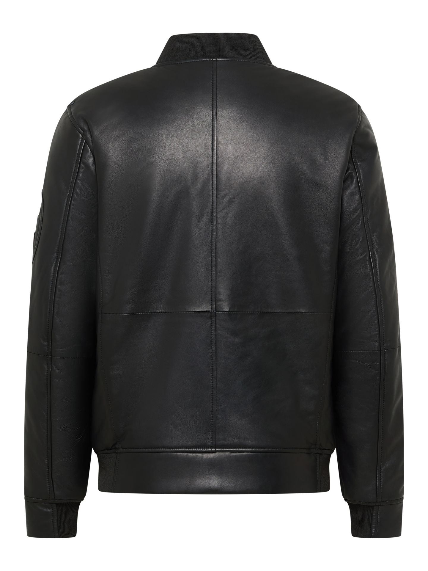   Men's nylon leather jacket