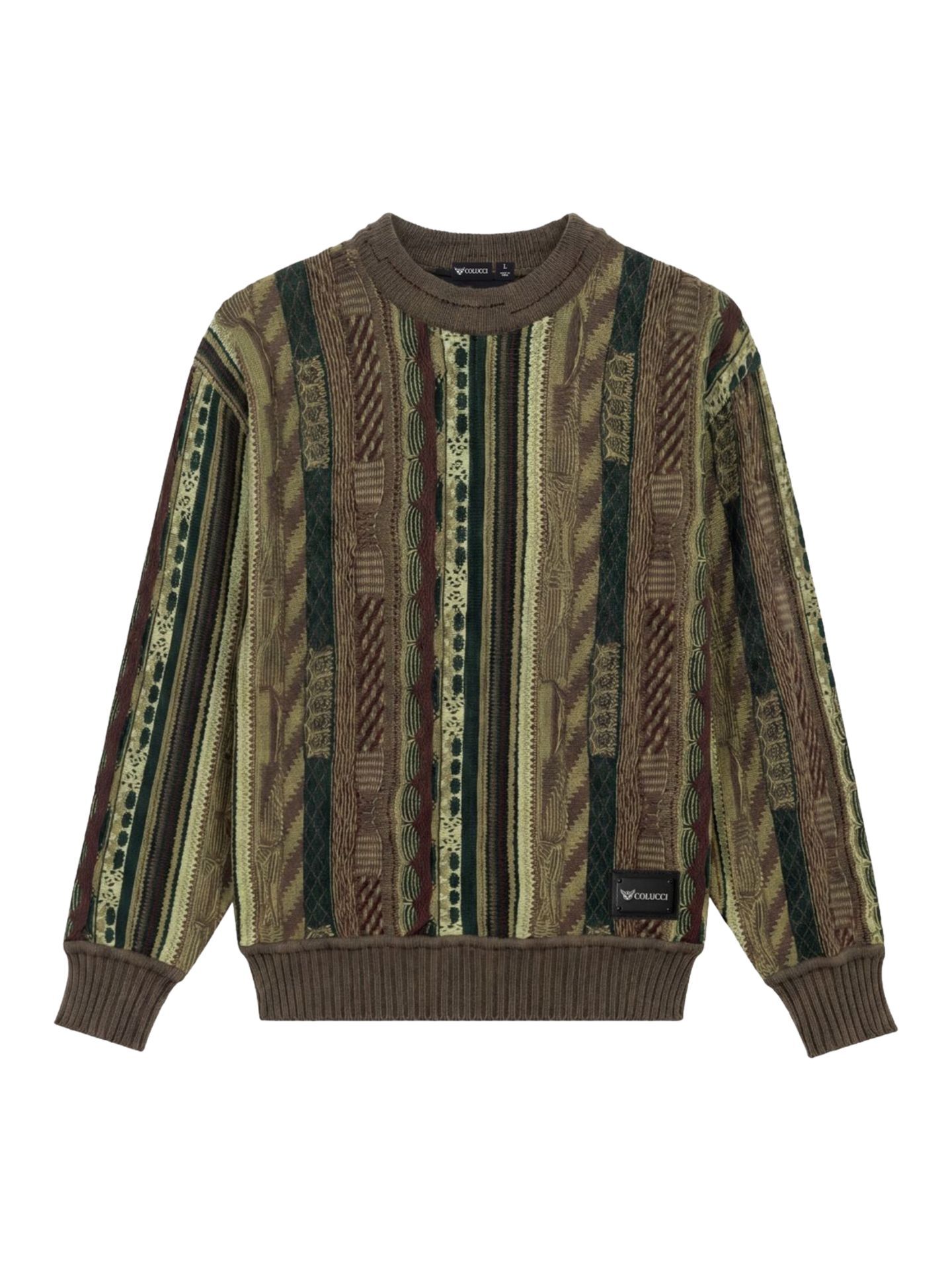 Carlo Colucci Strickpullover - XS Grün