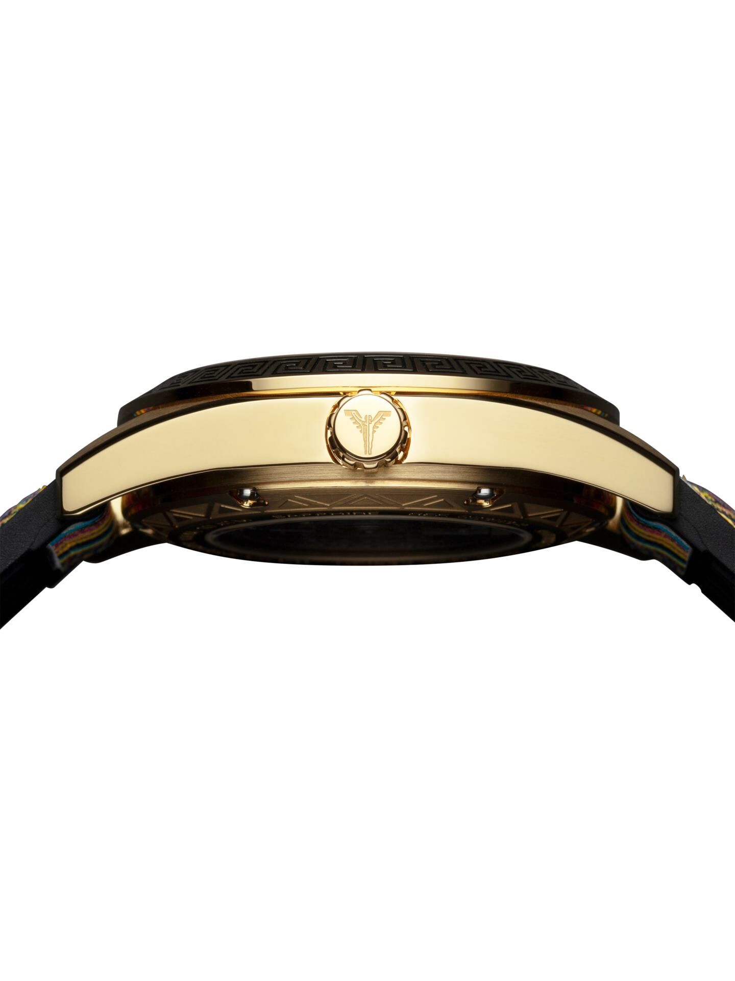 Runde Edelstahluhr mit Silikonarmband