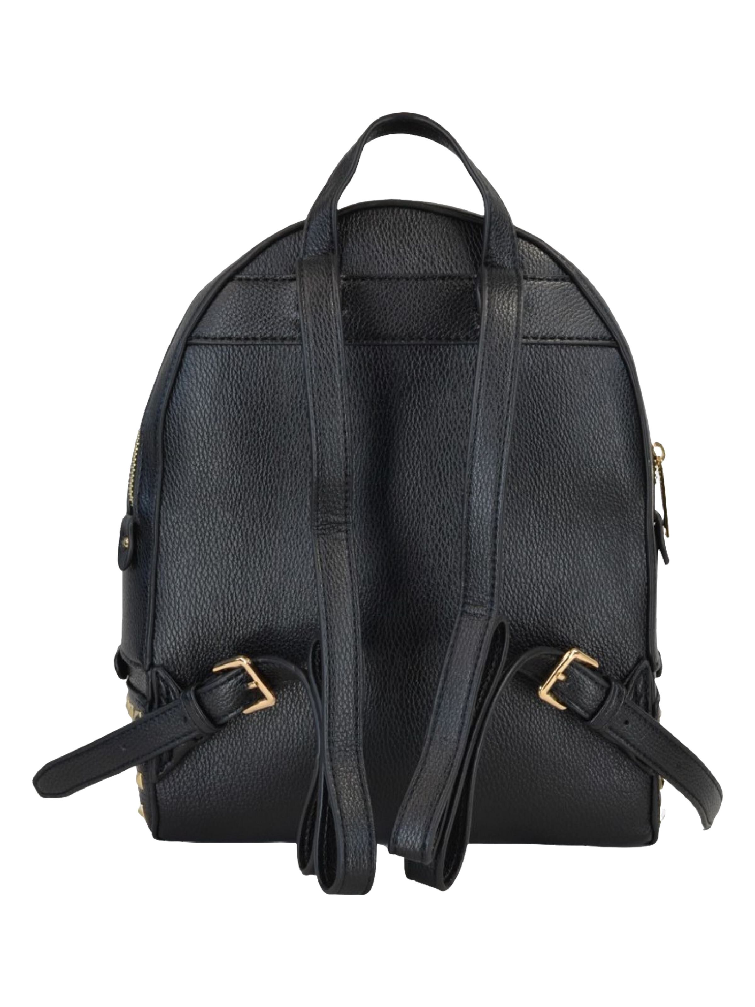 Backpack with pyramid rivets | Black | FAG-CC0003