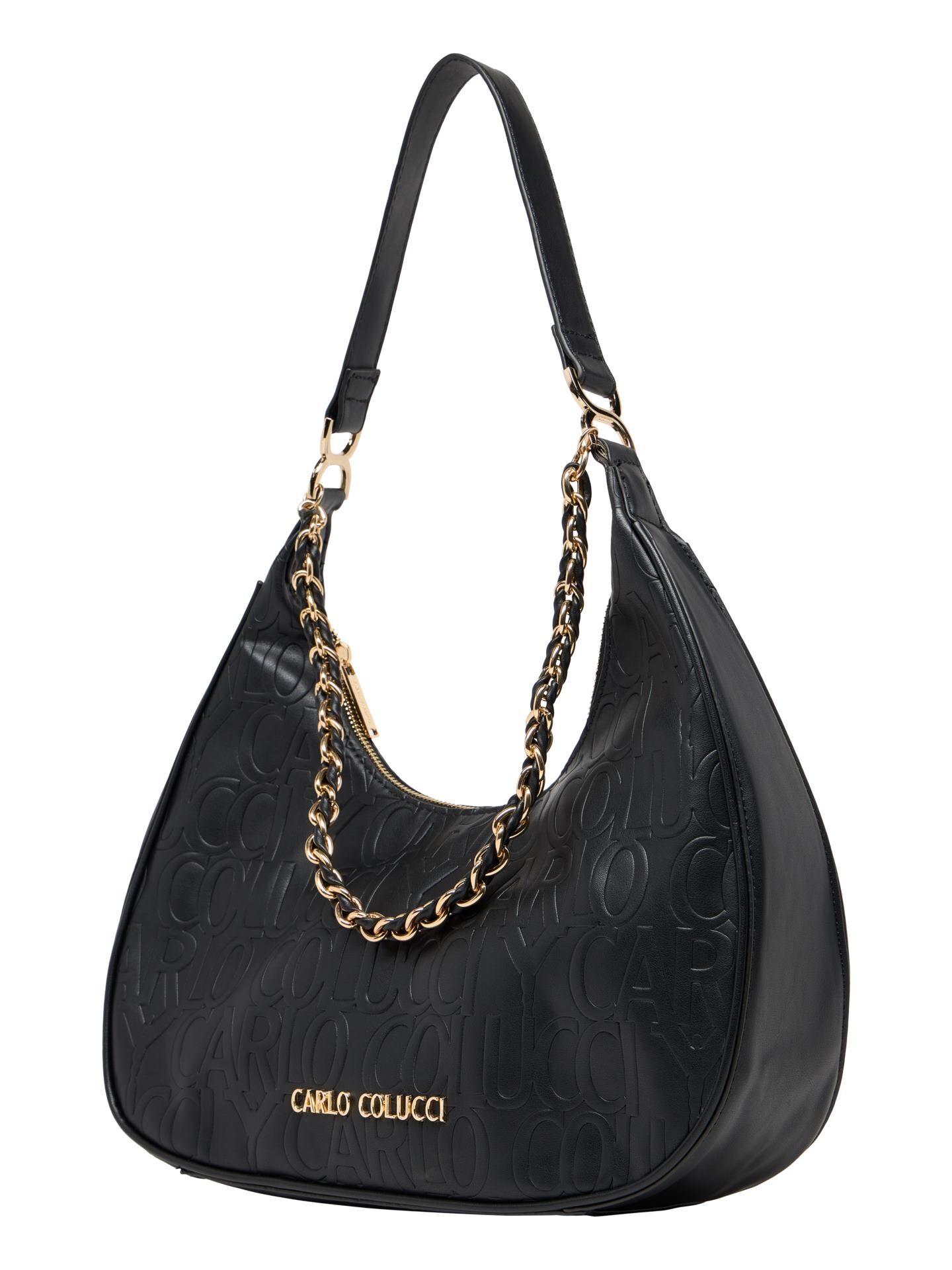  Shoulder bag with embossed logo