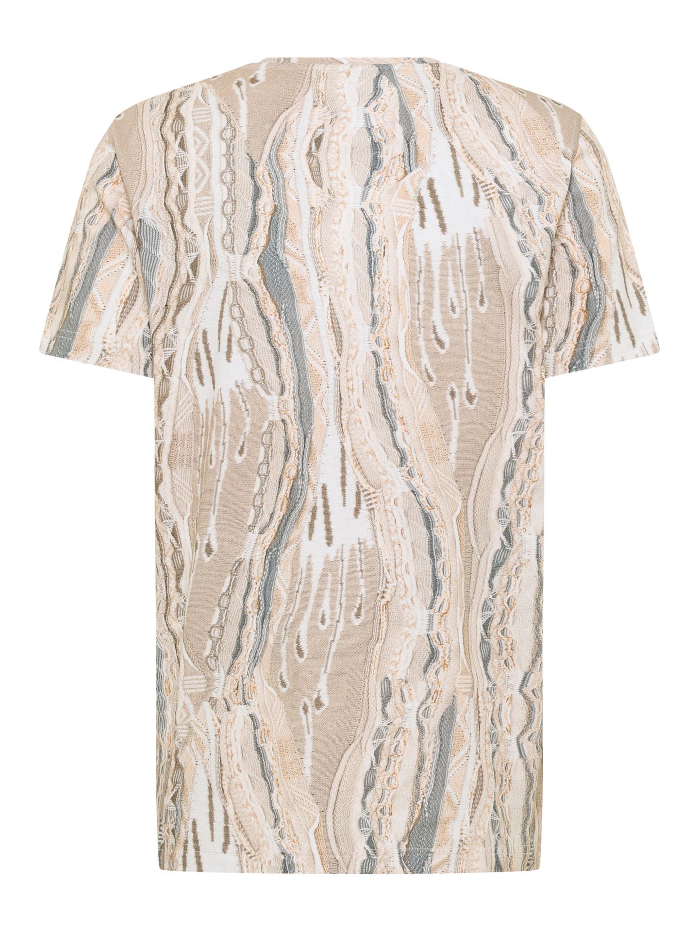 Strickdruck T-Shirt - 3D Knit