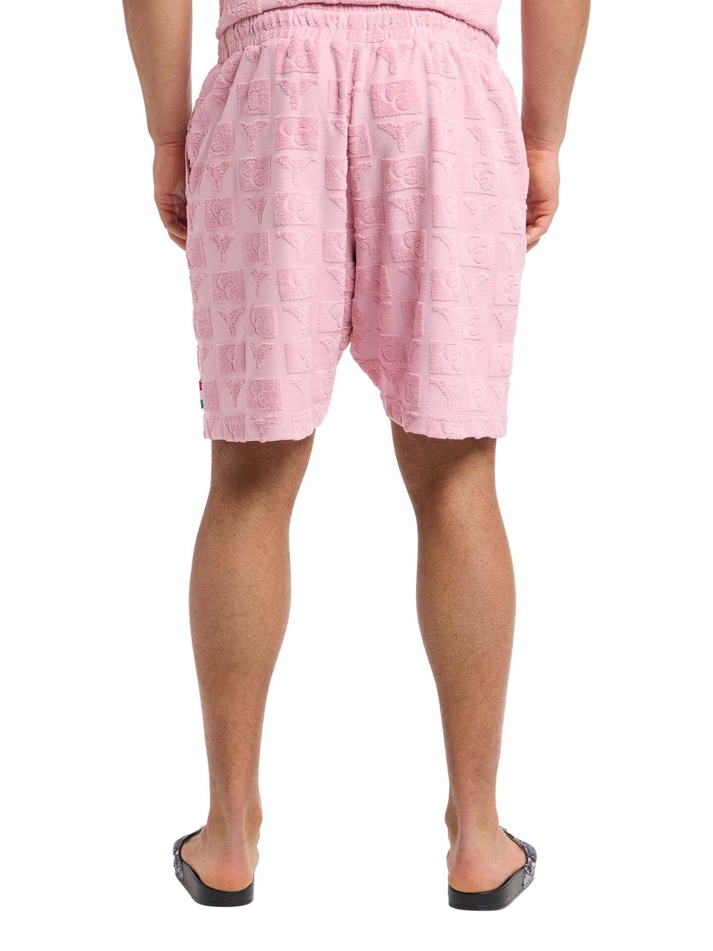 Oversize Short mit Frotteeinsätzen