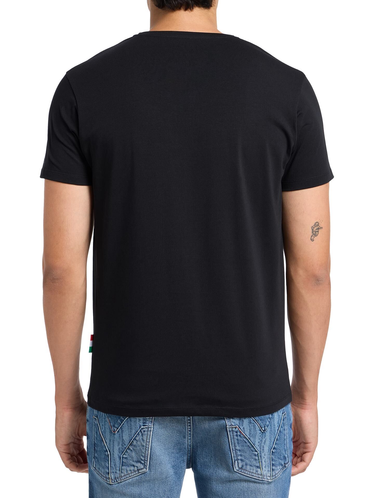  Rundhals T-Shirt, 2er Pack