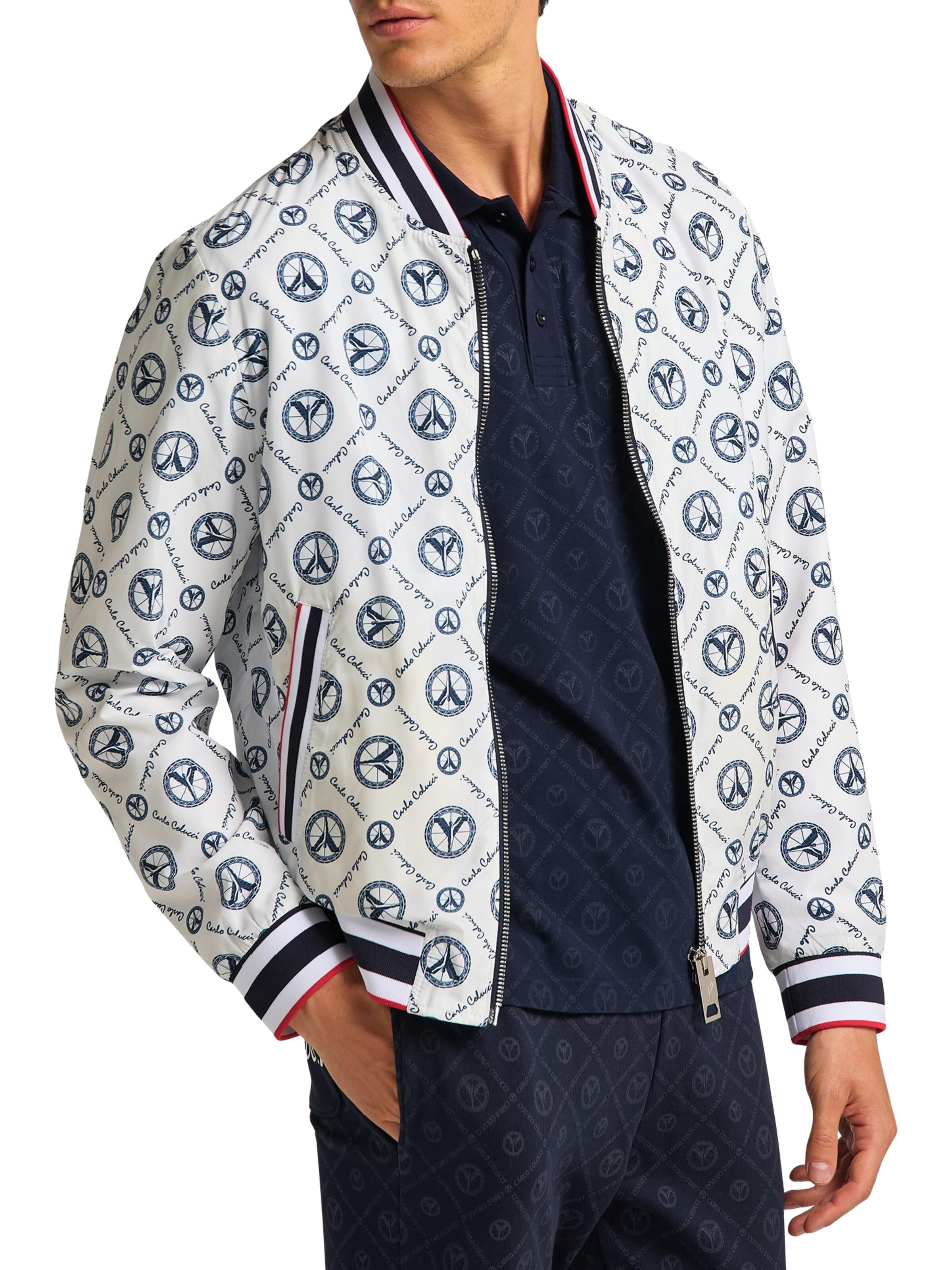  Sommer Blouson mit Logodruck