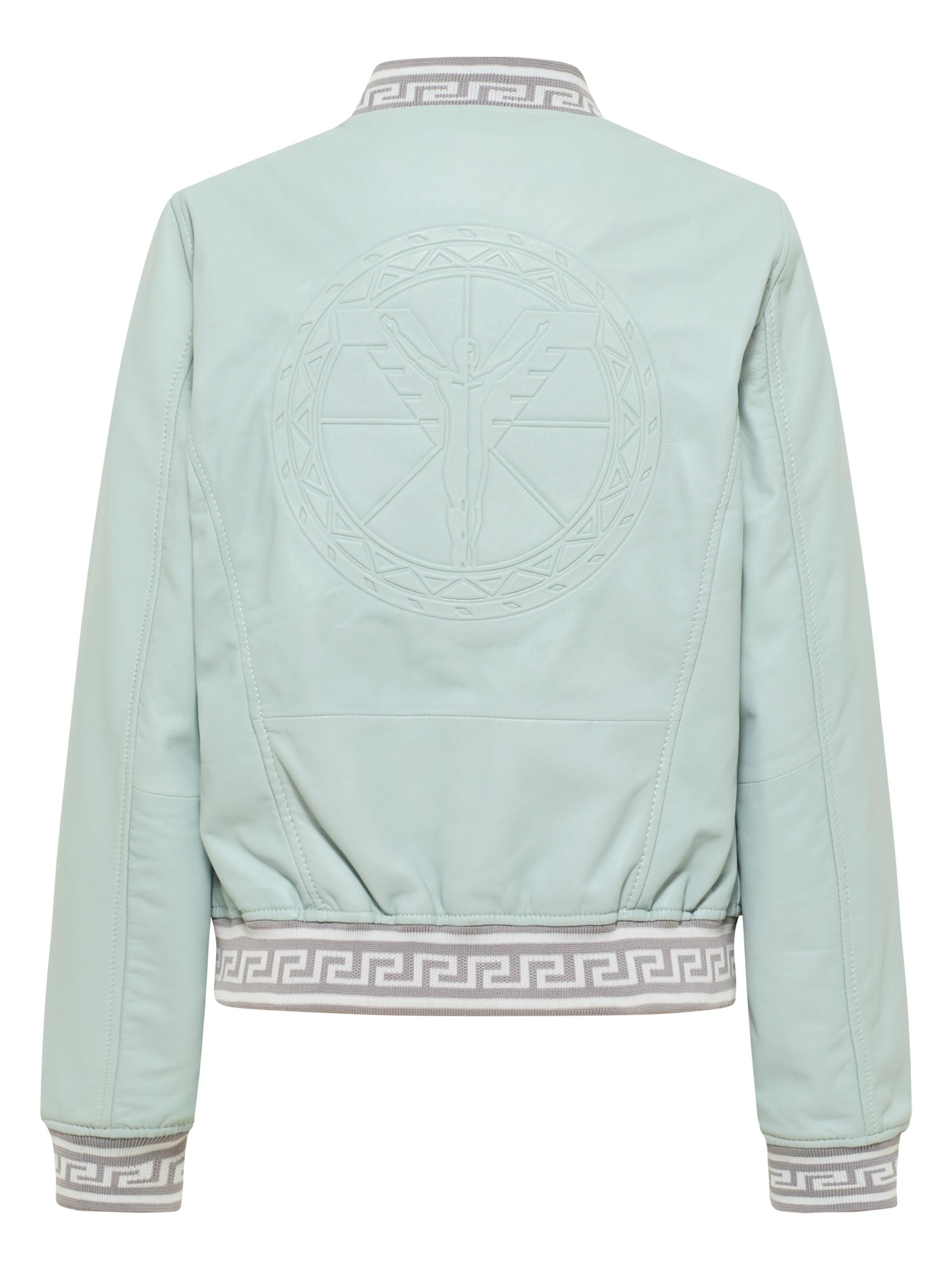 Leather blouson