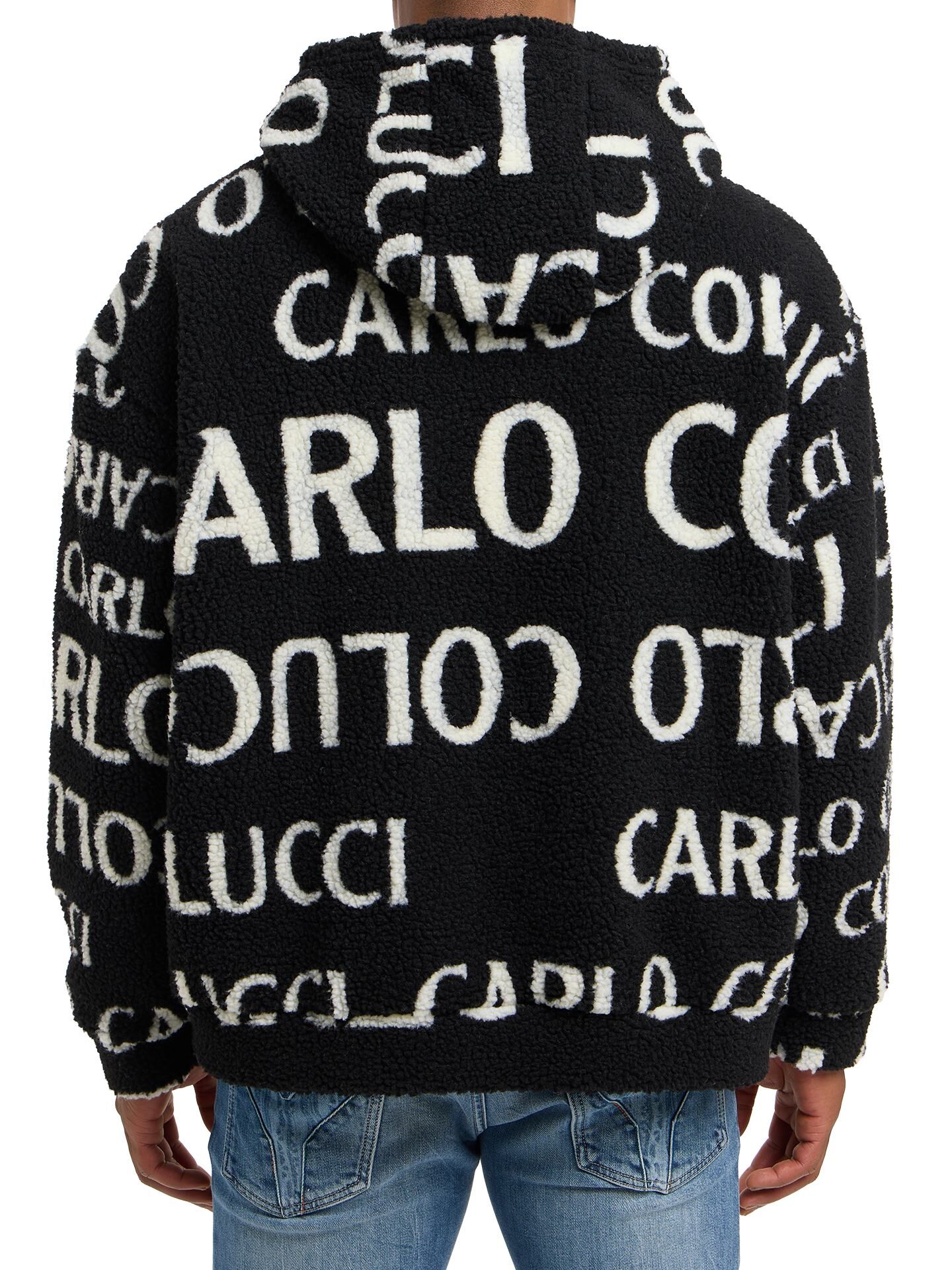 Hoodie in Teddyfell-Optik