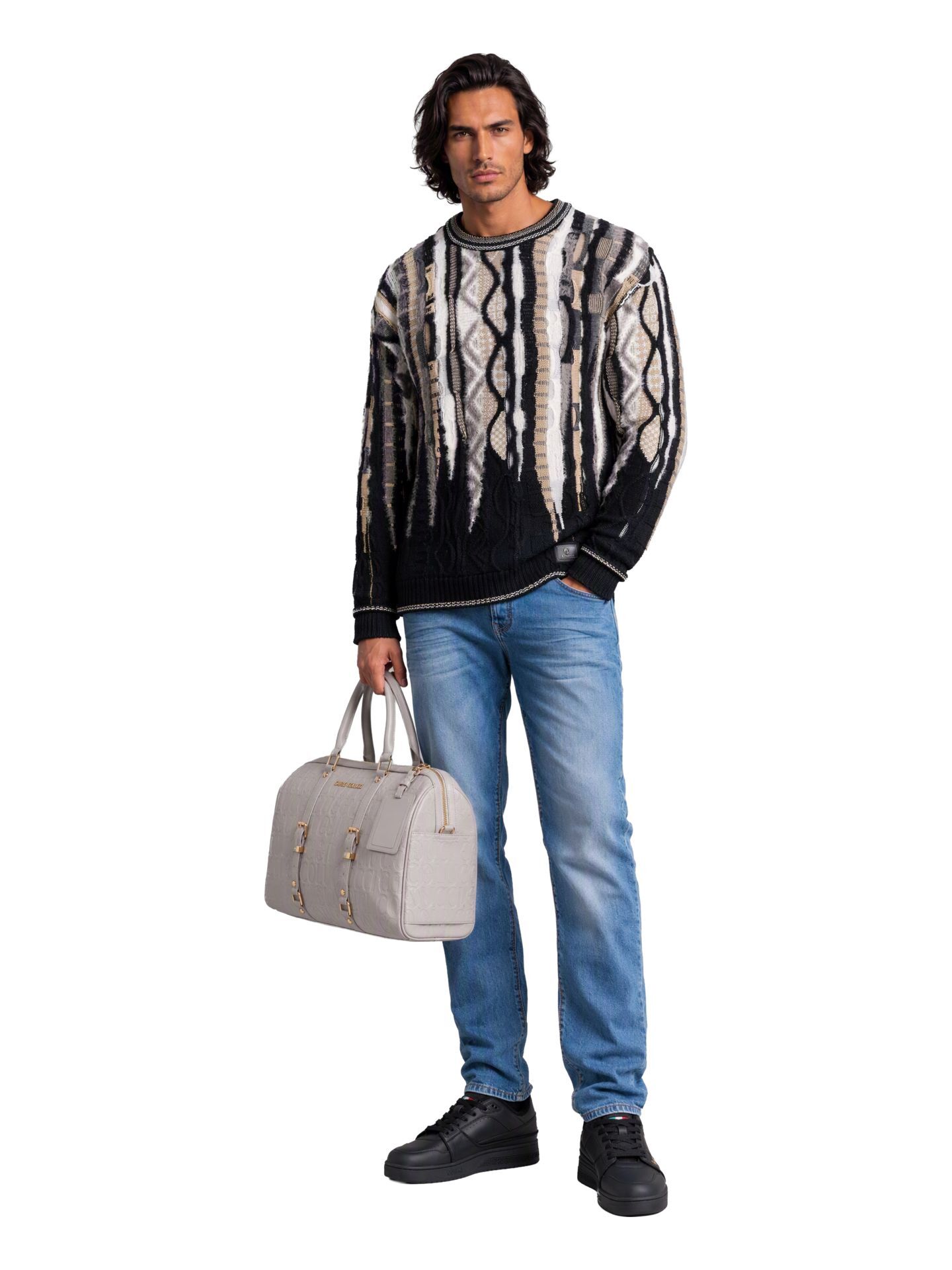  Oversize Fluffy sweater - 3D Knit