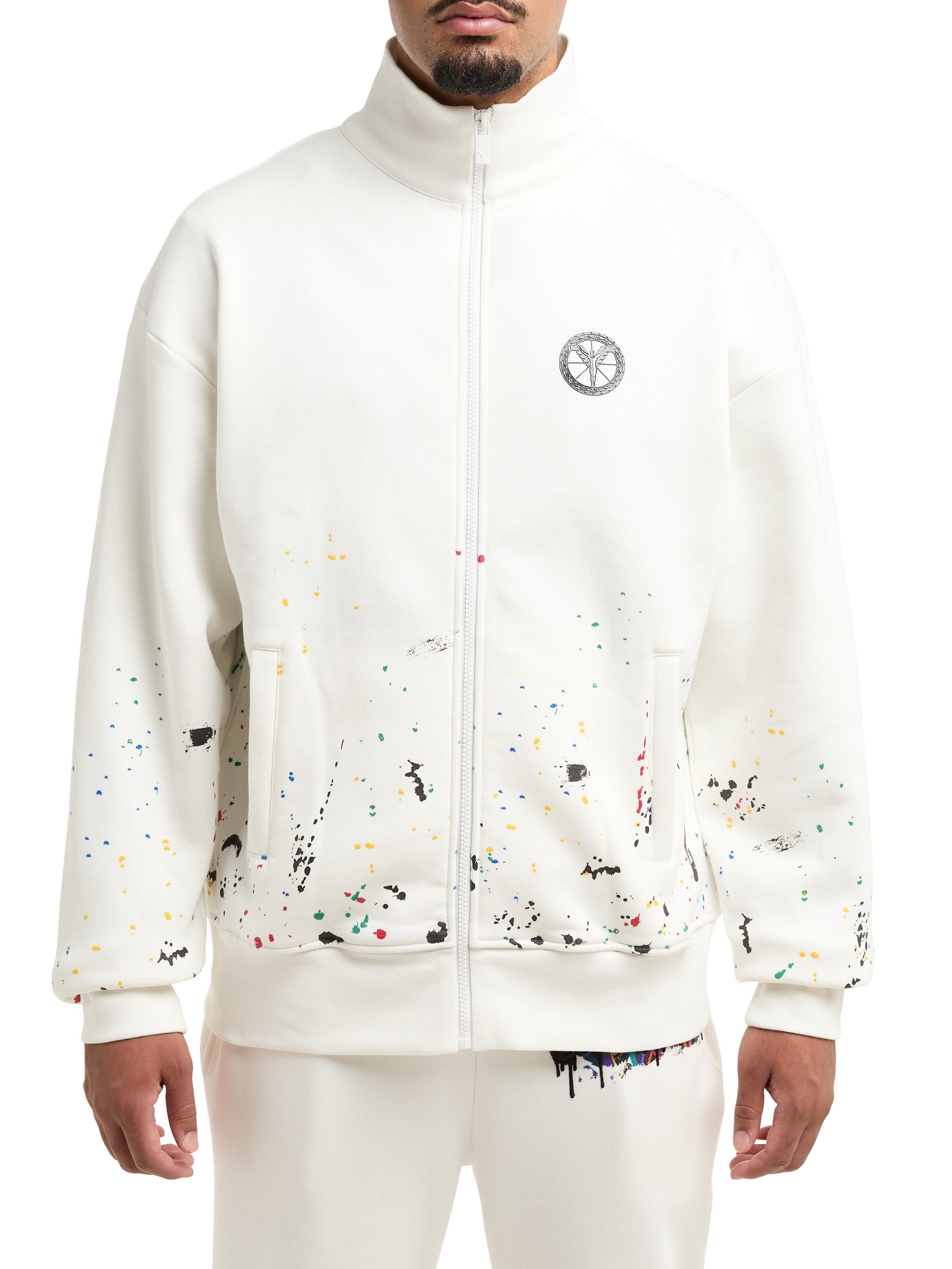  Sweat jacket -Paint drop-