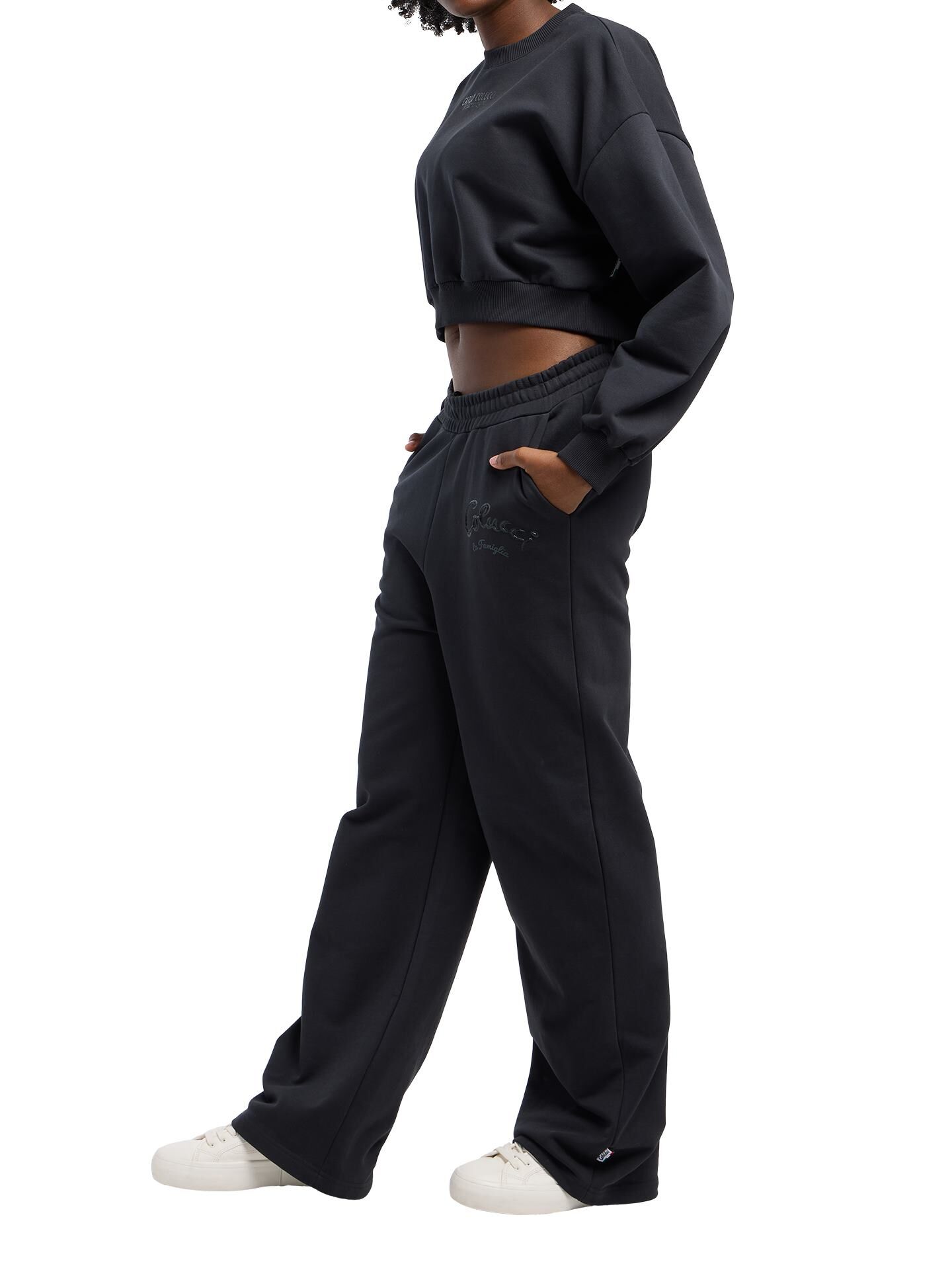  Oversize Crop Sweatshirt - La Famiglia
