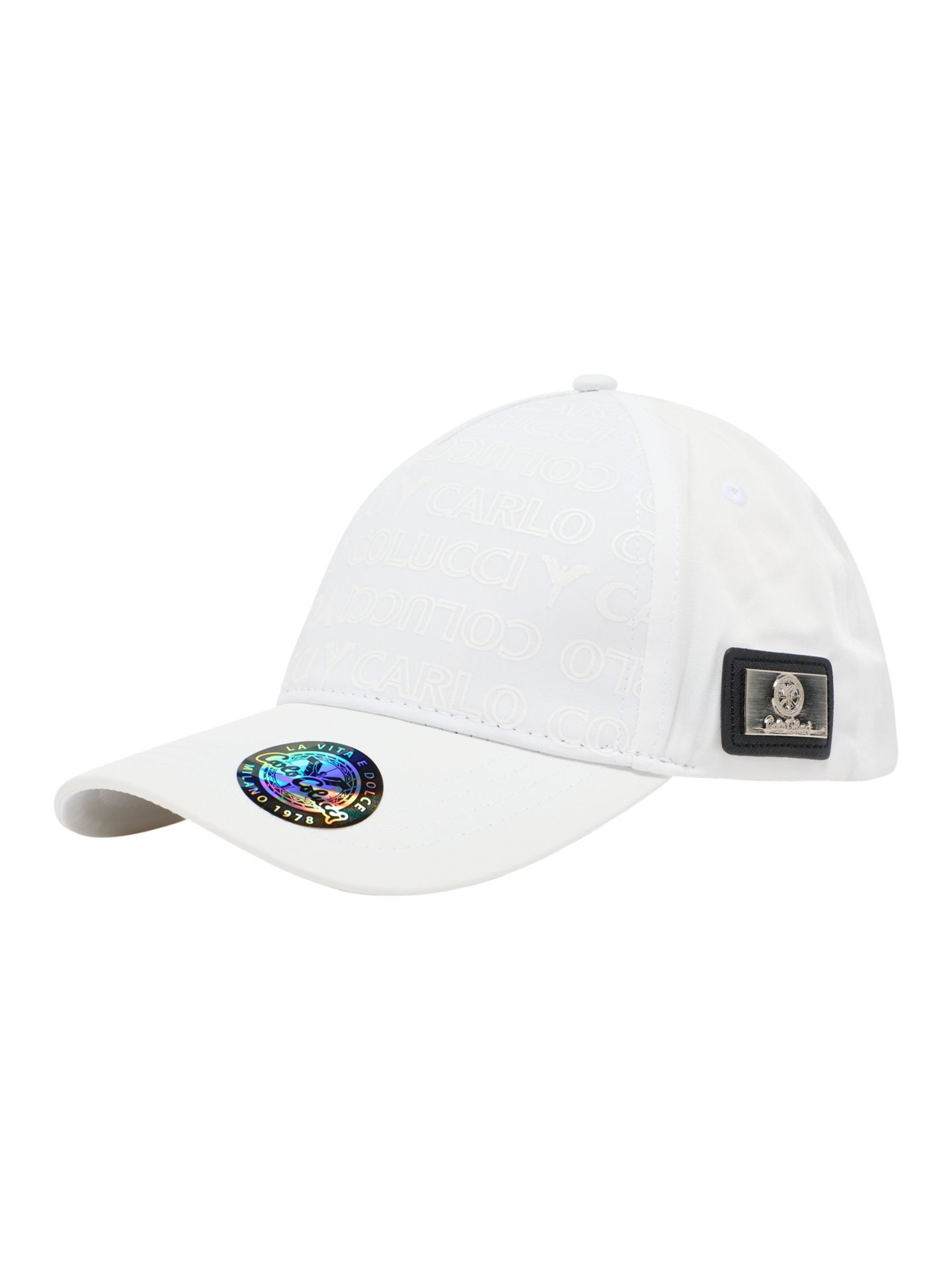 Unisex basecap with monogram print