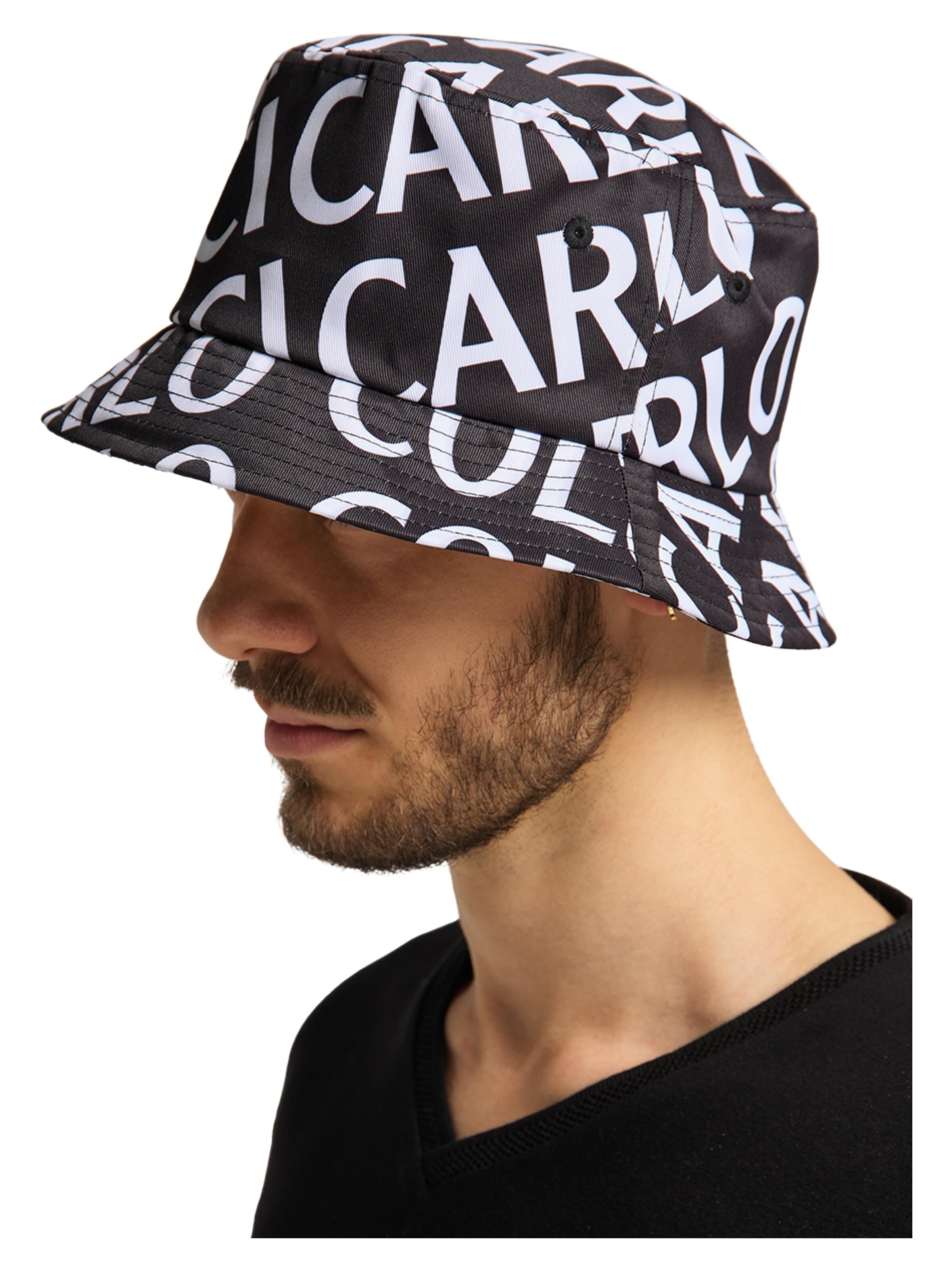 Unisex bucket hat with logo lettering