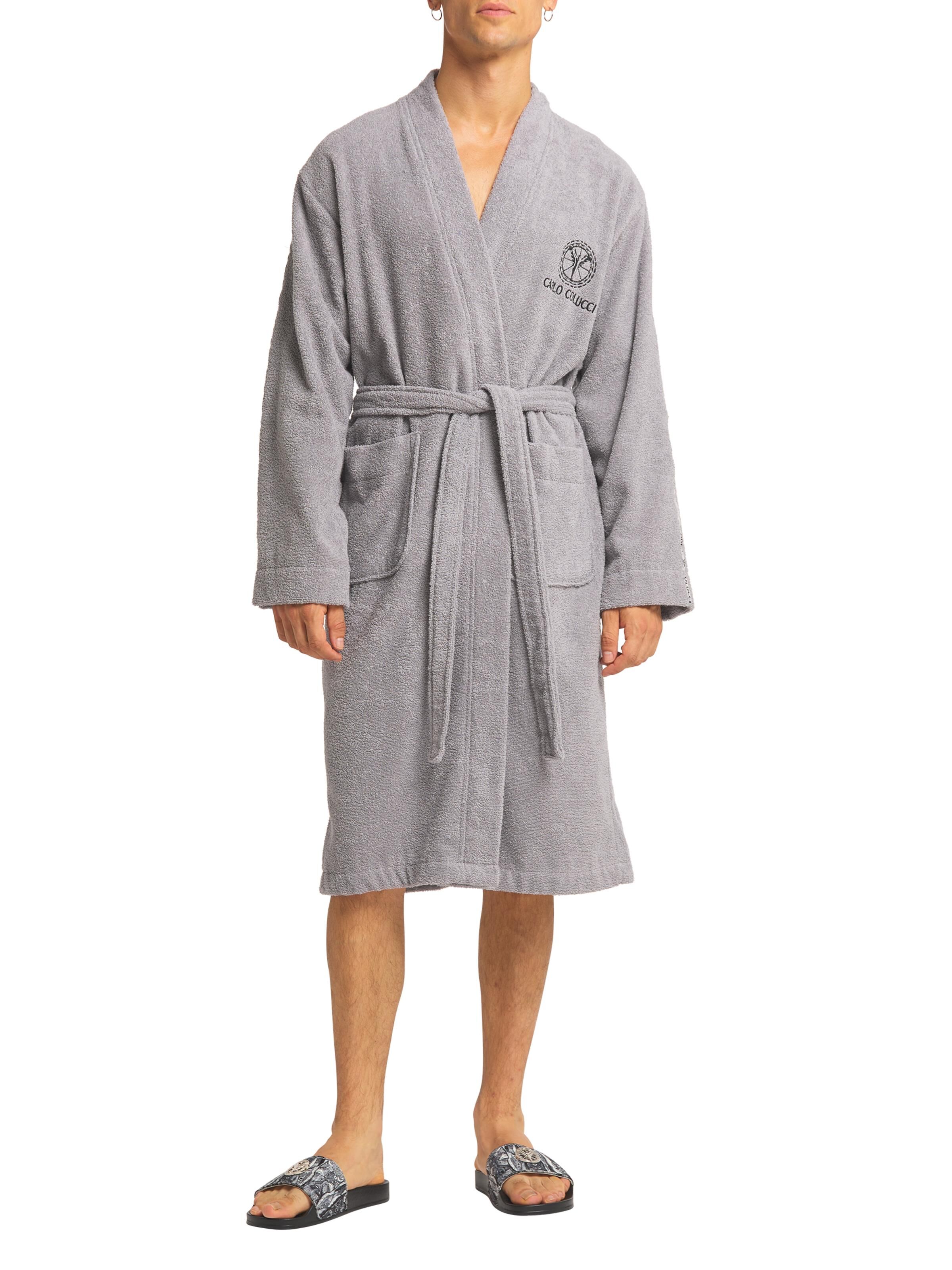  Bathrobe with embroidery