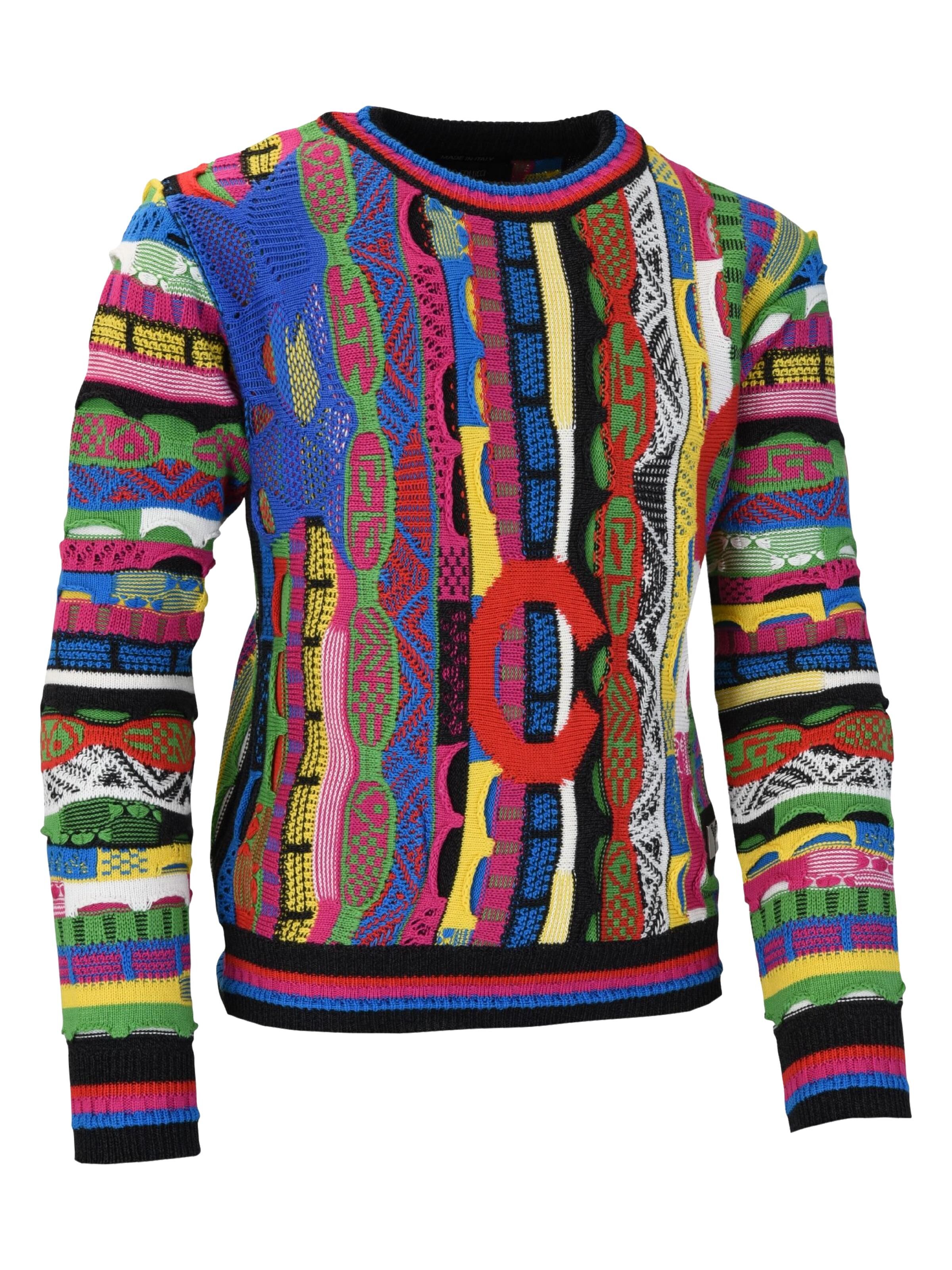 Farbgewaltiger Jungen Pullover