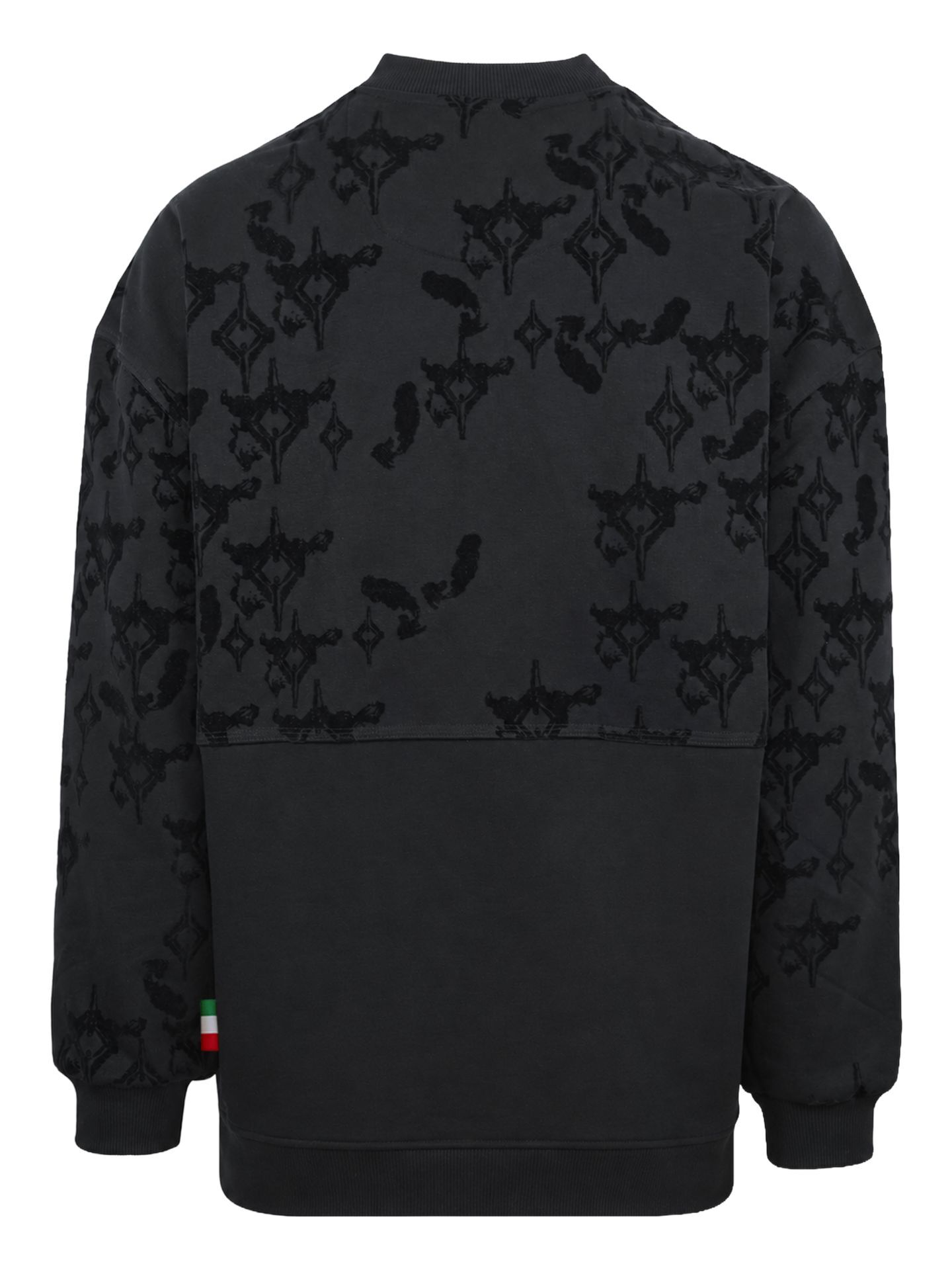  Oversize Troyer mit Flockprint - Soft Impact