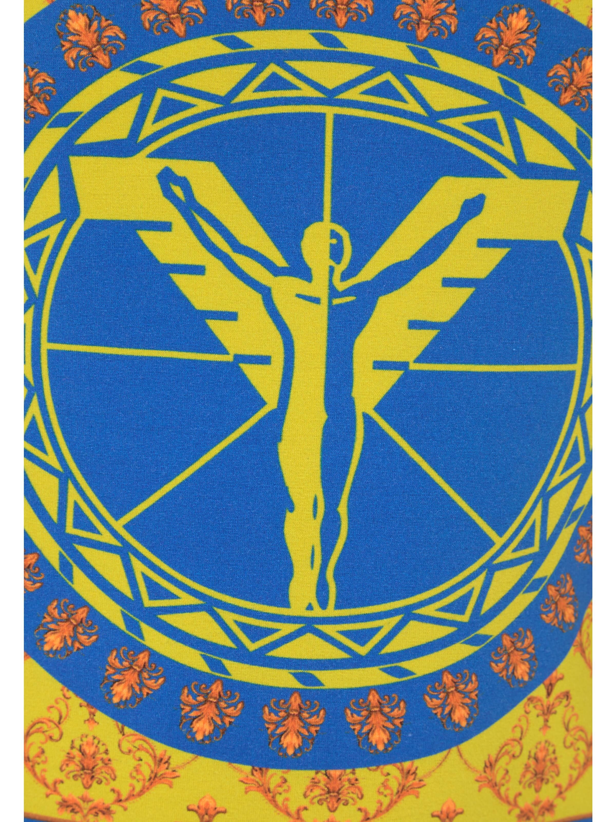 Children T-shirt with big fronto logo, blue