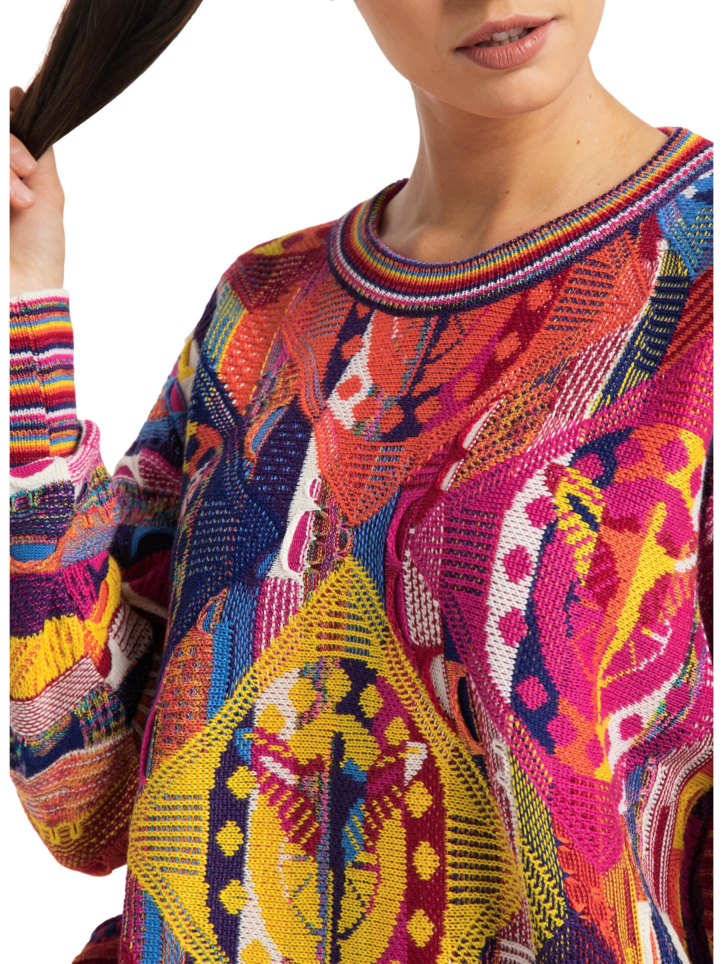 Damen Strickpullover mit Rundhalsausschnitt