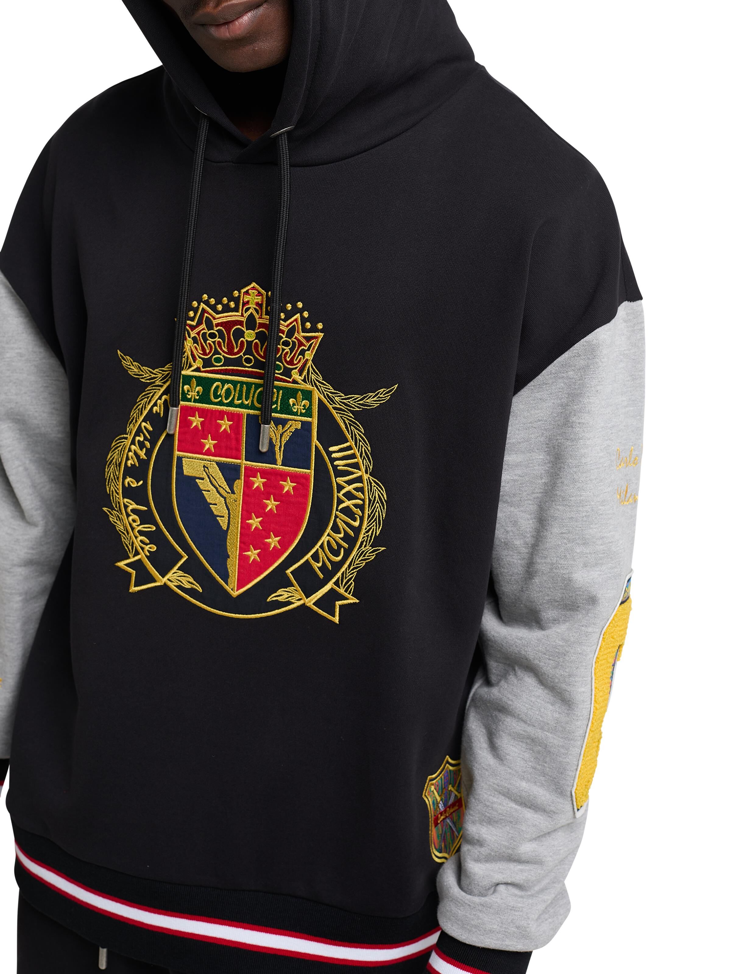 Oversize College Kapuzensweatshirt