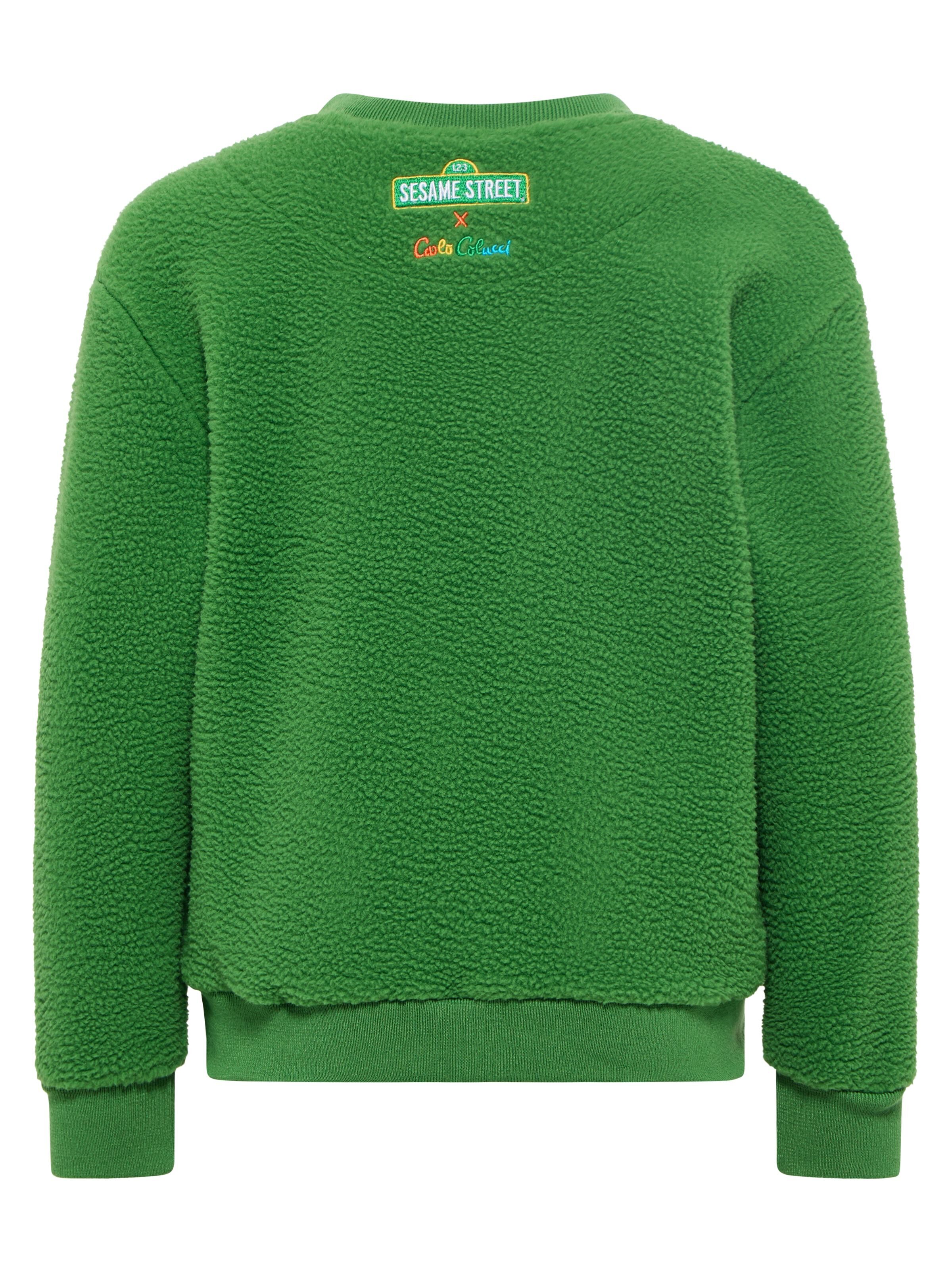 SESAME STREET x CARLO COLUCCI kids teddy shirt | Green | 134/140