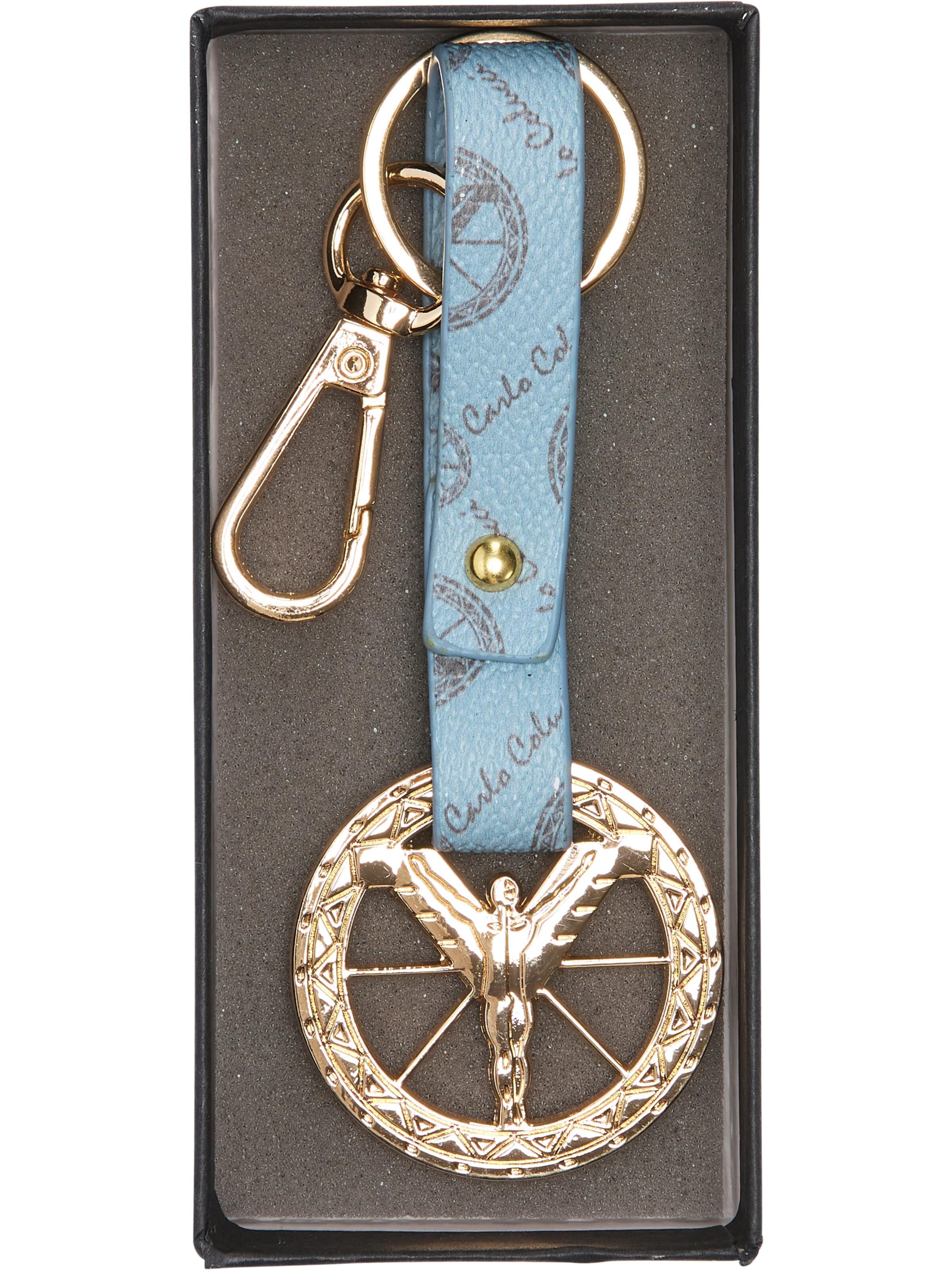 Keyring with logo strap