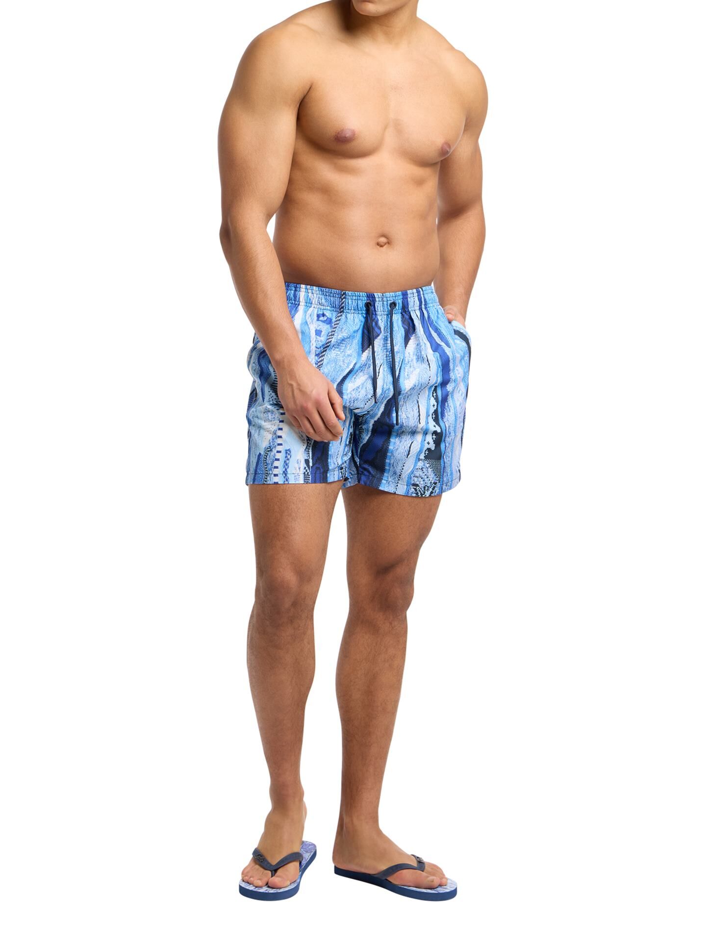 Schwimmshort mit Knitprint