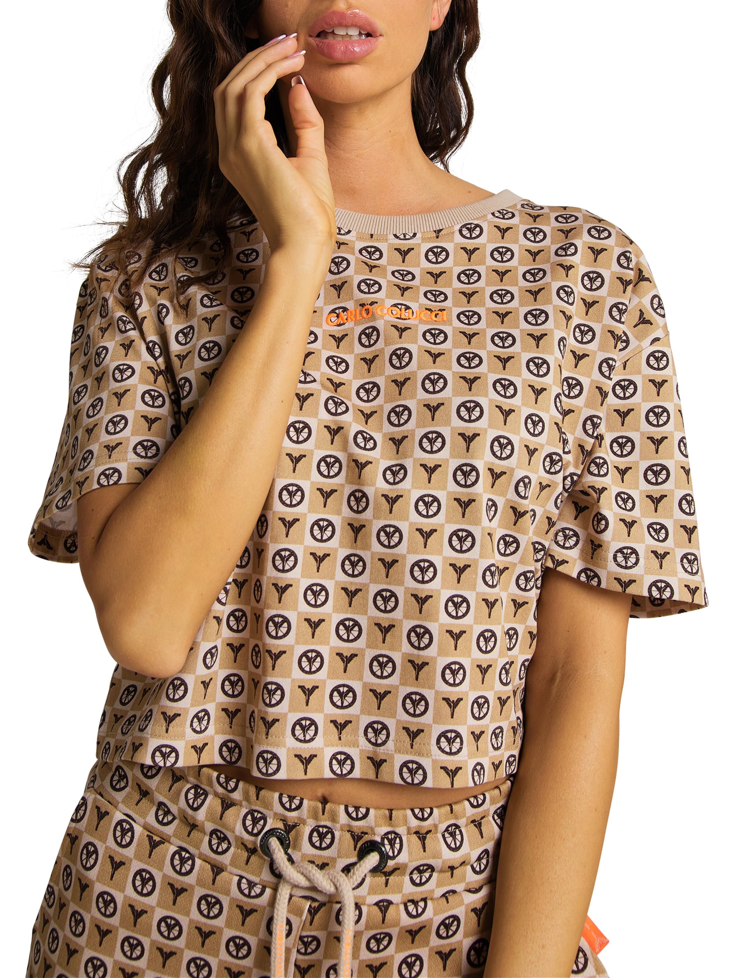 Oversize T-Shirt mit Monogram