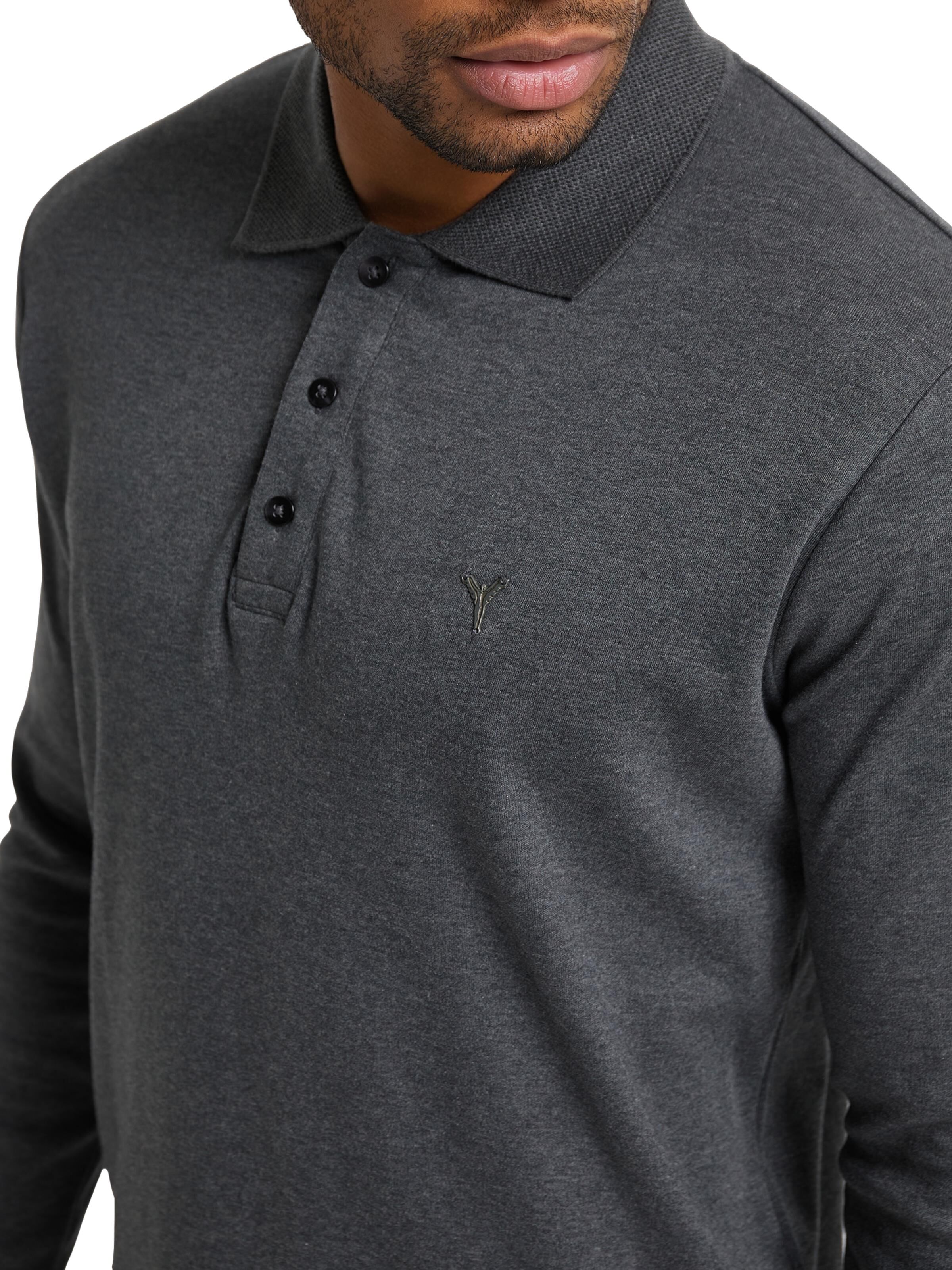  Long-sleeve poloshirt