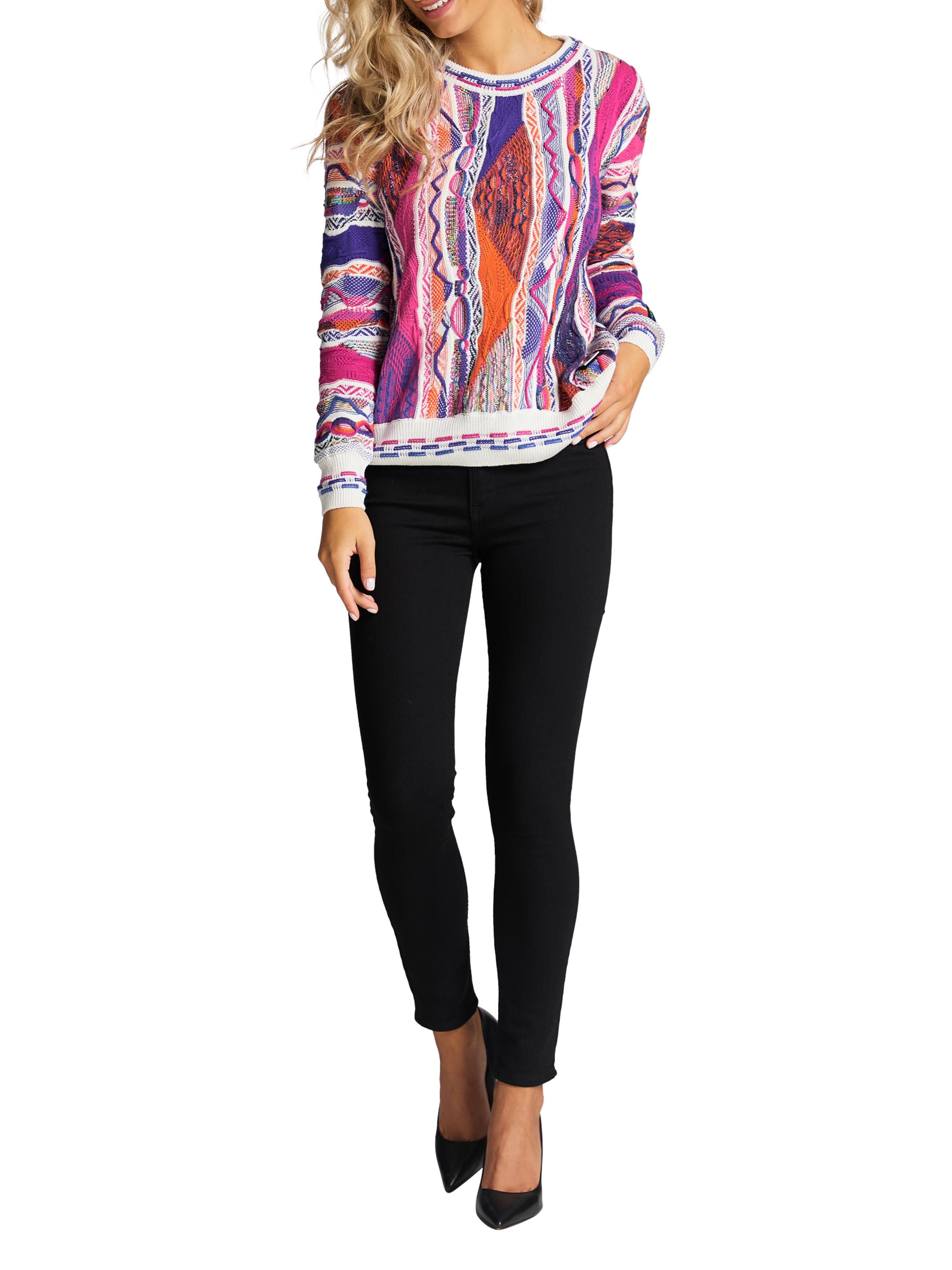 Jacquard Rundhalspullover