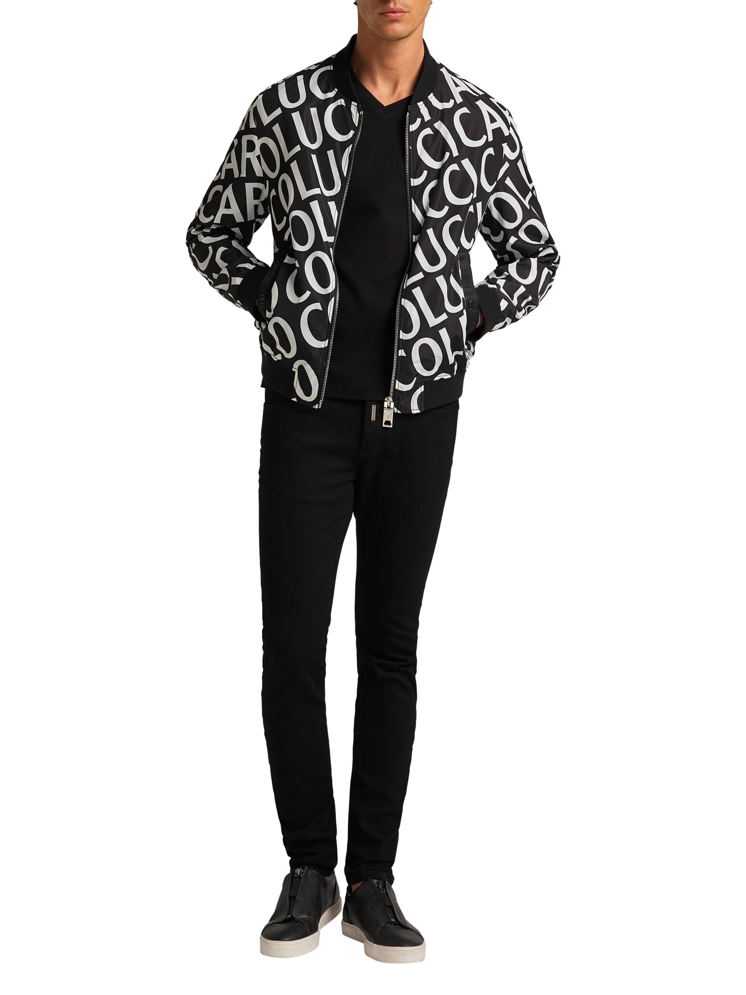  Sommer Blouson mit großem Schriftzug