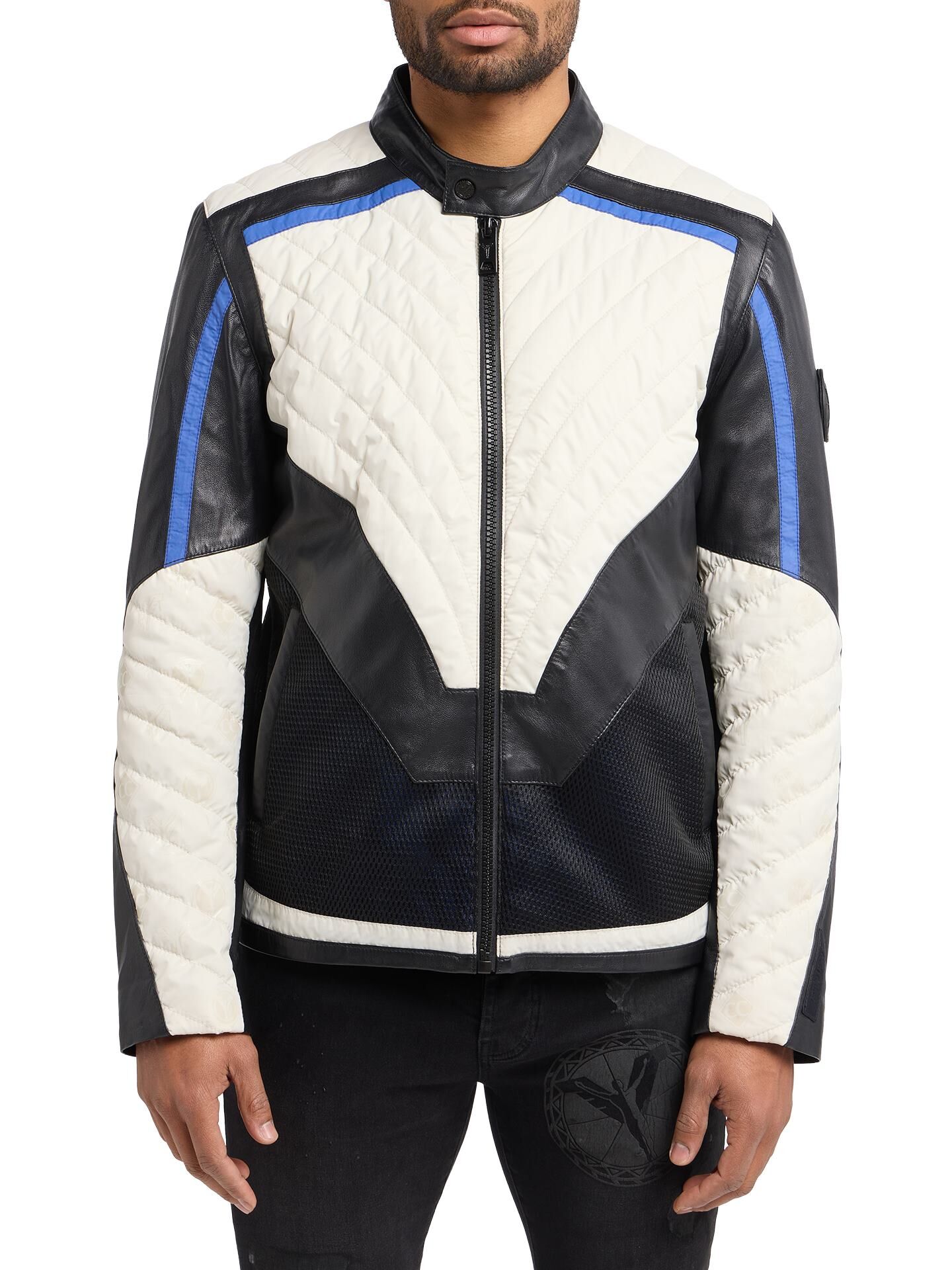 Biker Jacke mit Unique Badge