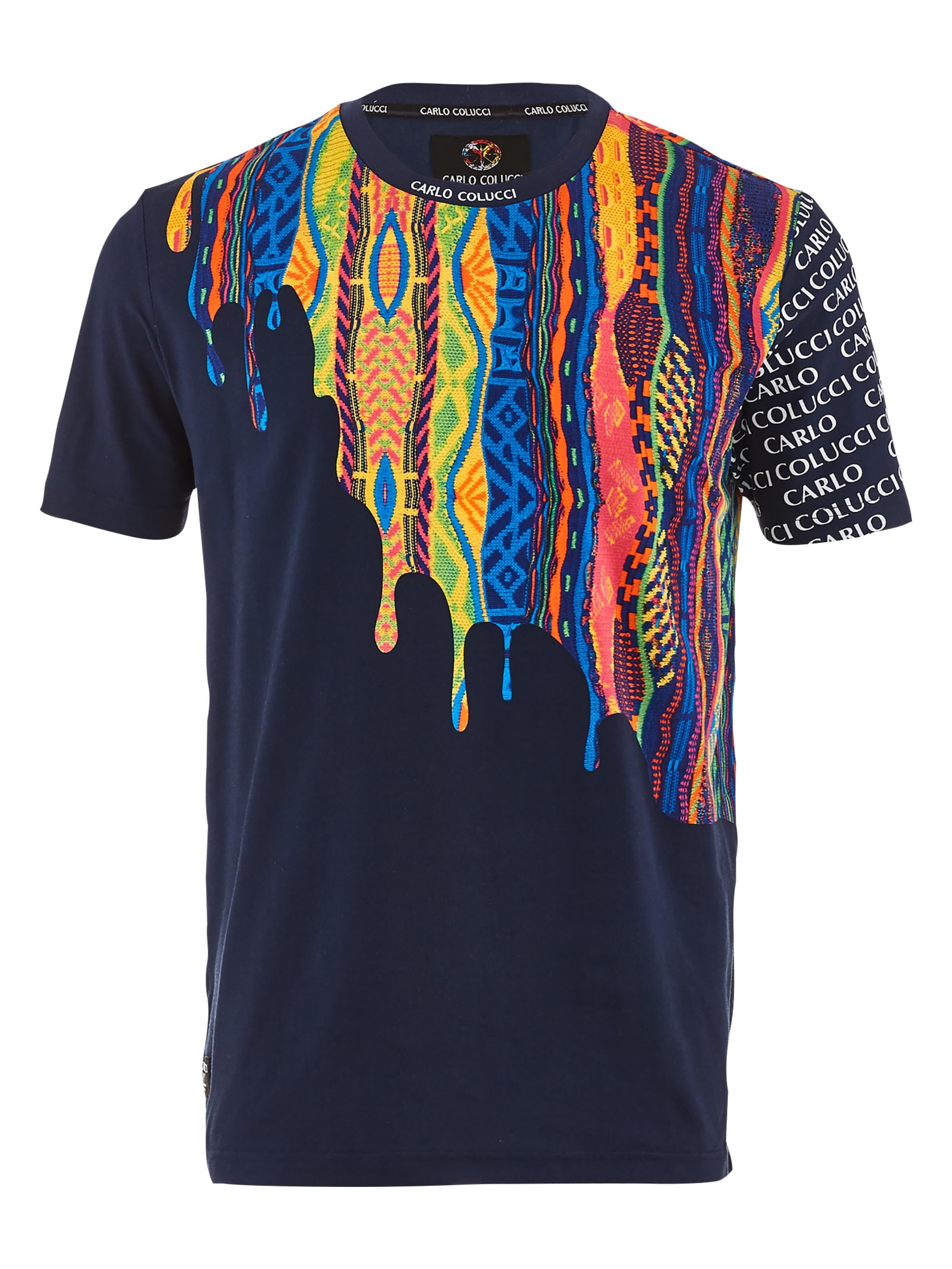 T-Shirt mit Strickdruck