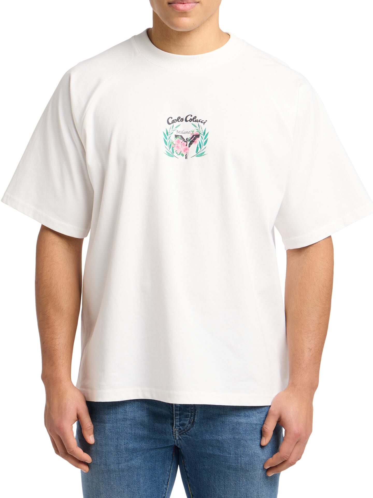 Oversize T-Shirt mit Backprint - Casa Colucci