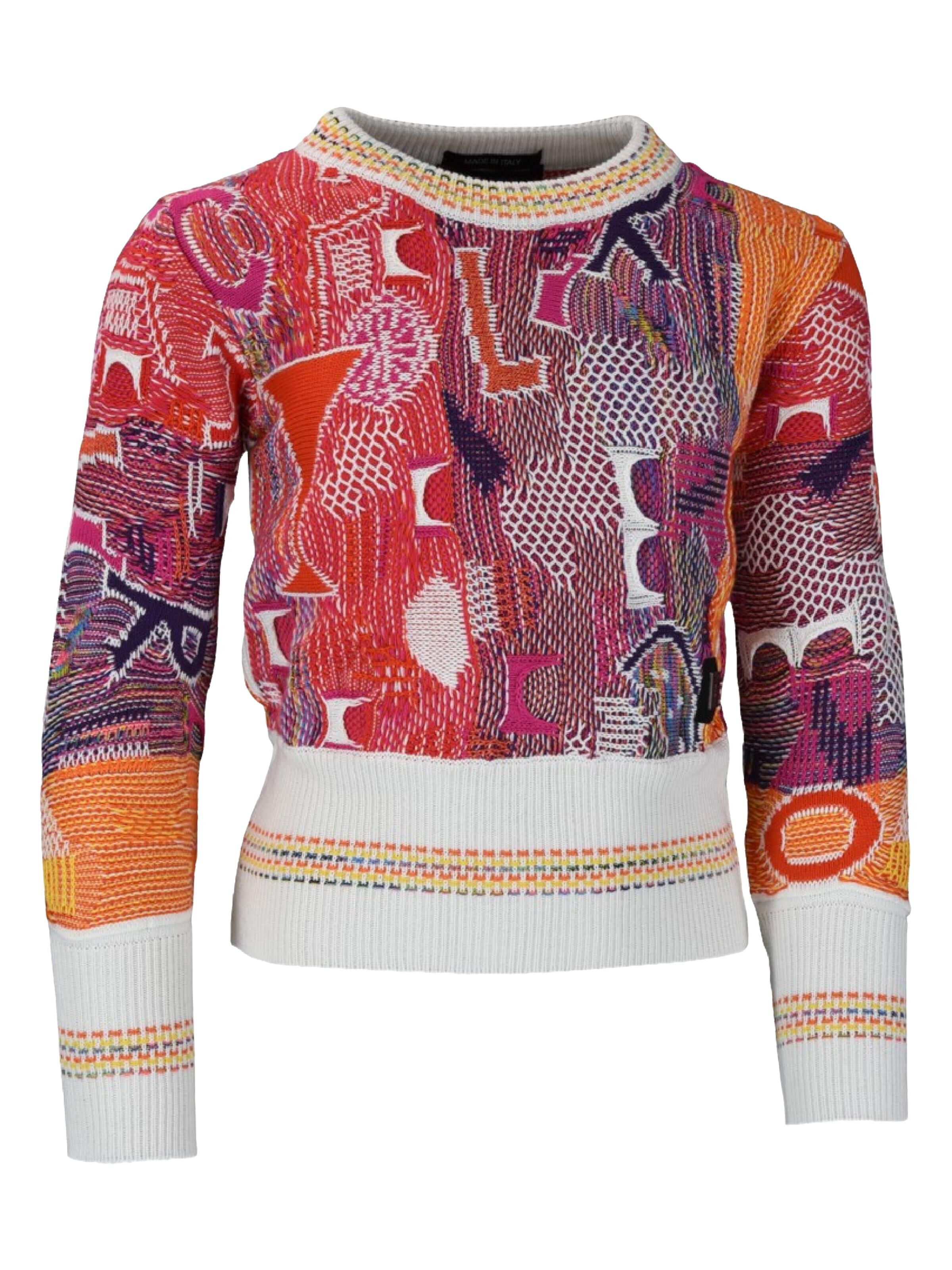 Allover Mädchen Pullover mit Muster