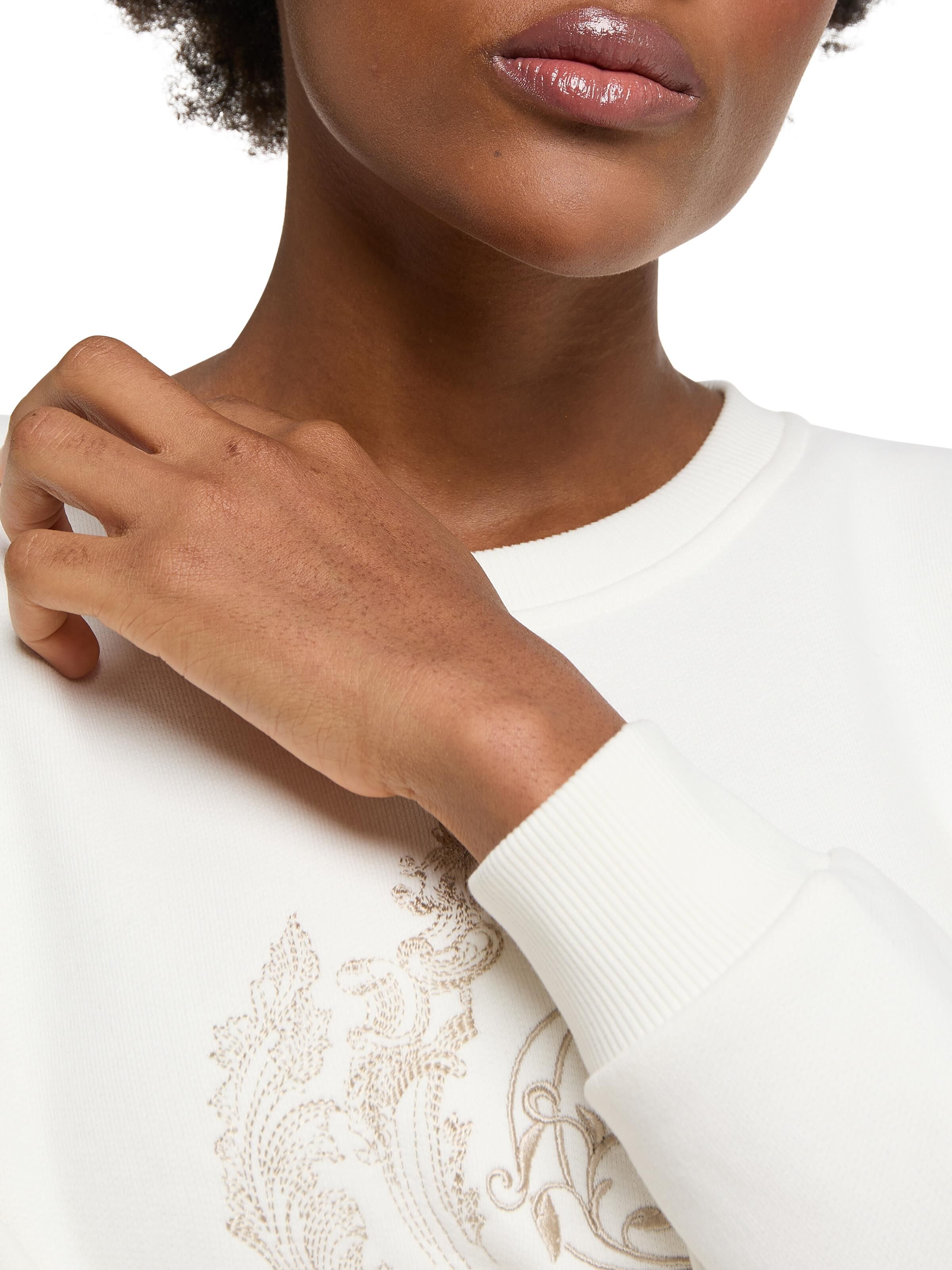  Cropped over size sweat shirt