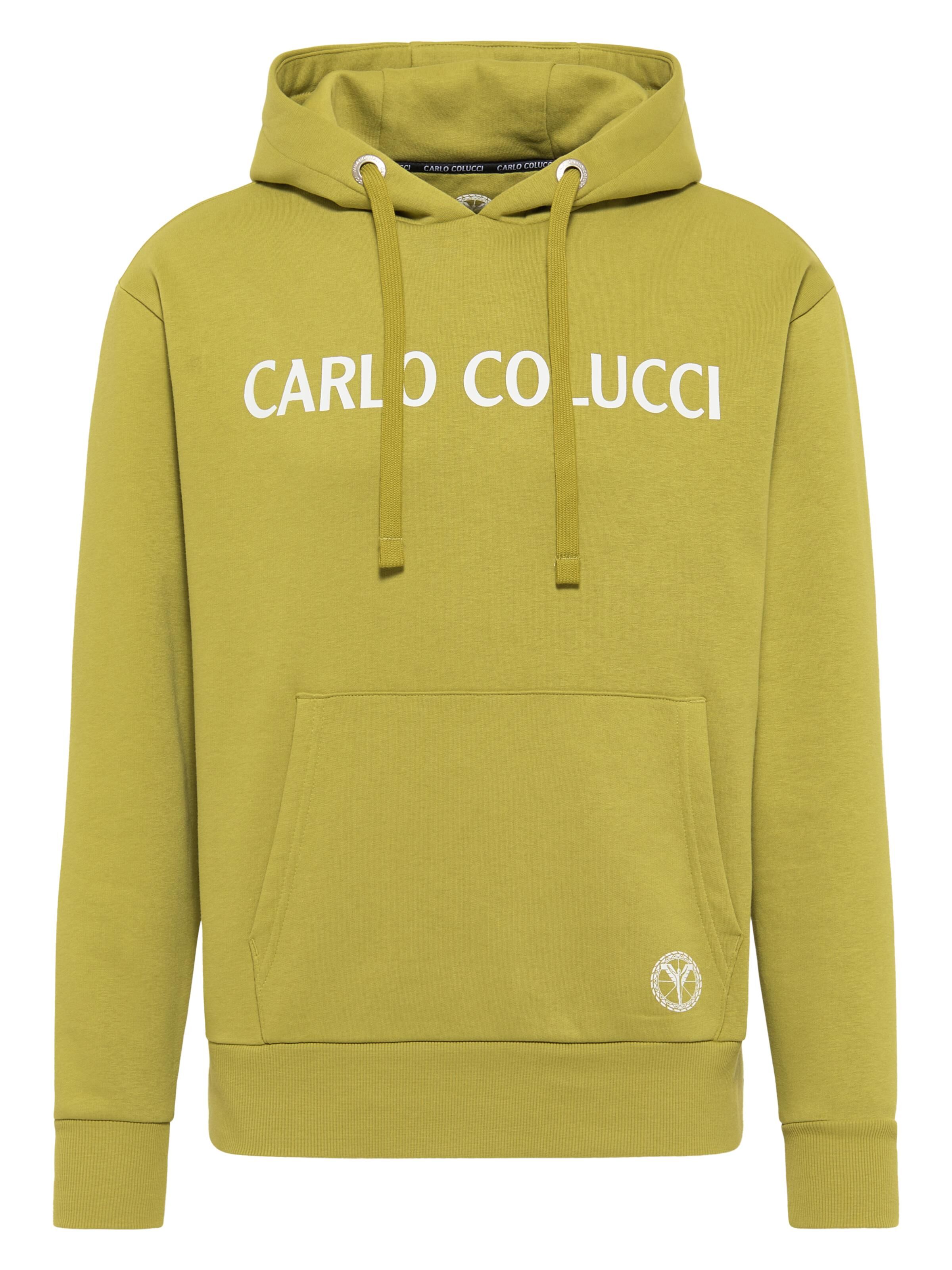 Sweat hoodie with lettering logo on chest