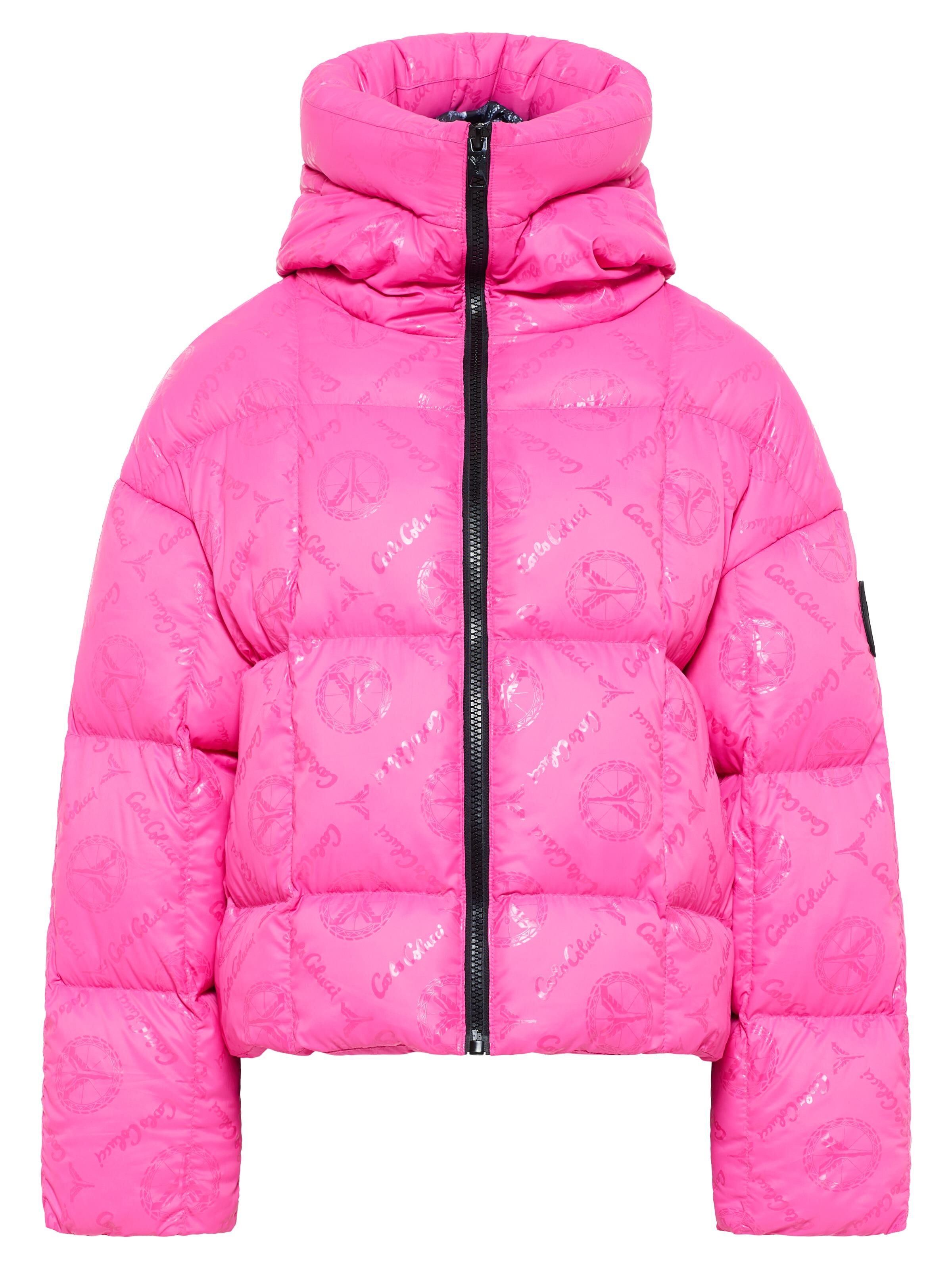 Wattierte Oversize Jacke mit Unique Badge