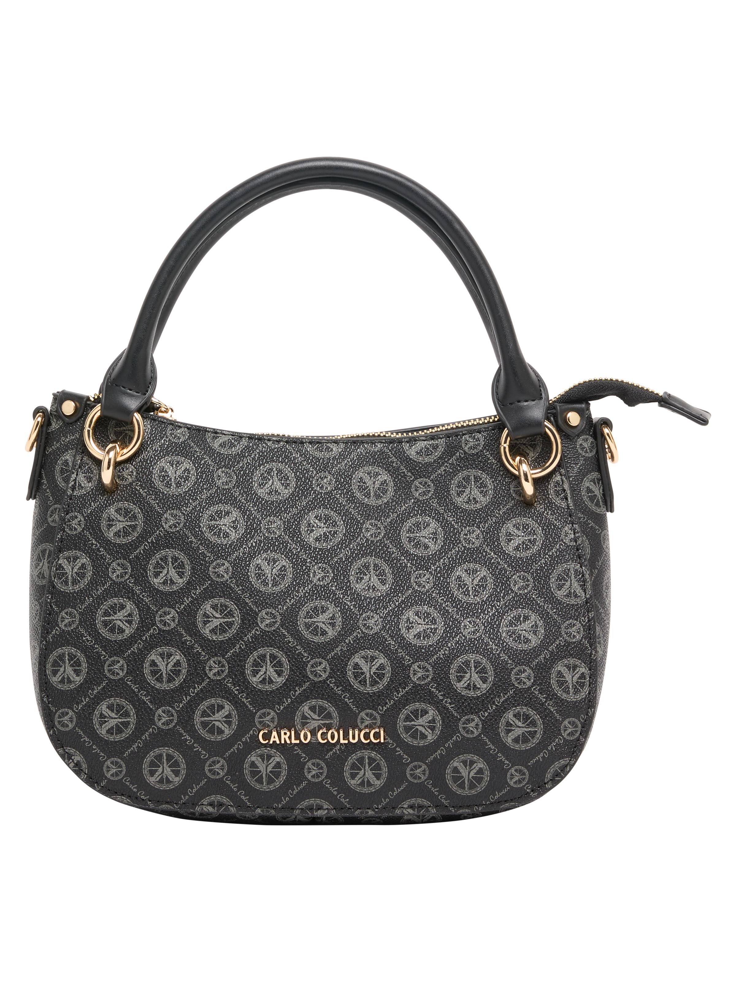 Carlo Colucci Hobo Tasche - Schwarz Schwarz