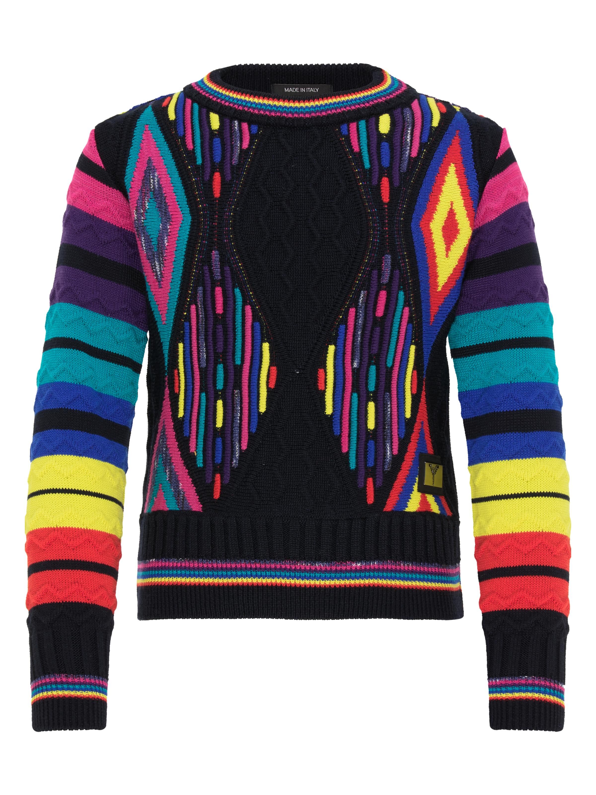 Children jacquard knit sweater