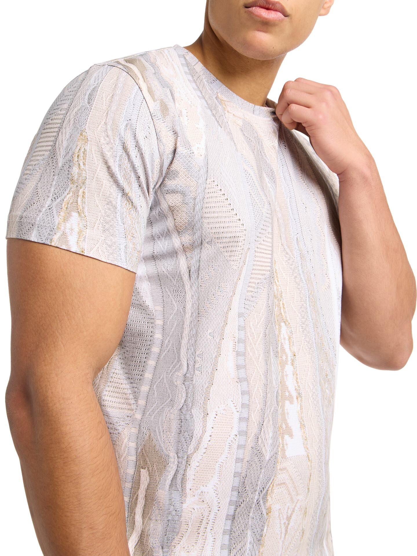 T-Shirt mit Knitprint