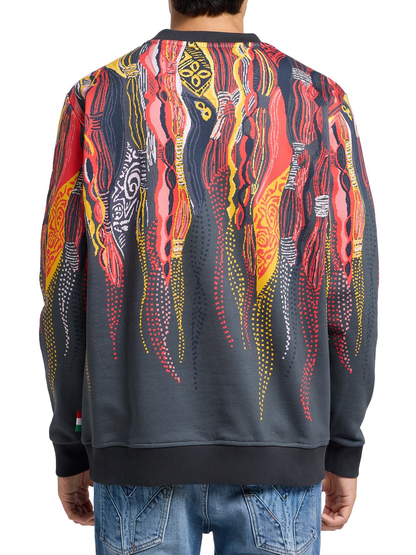 Sweatshirt -Knit Pixel-