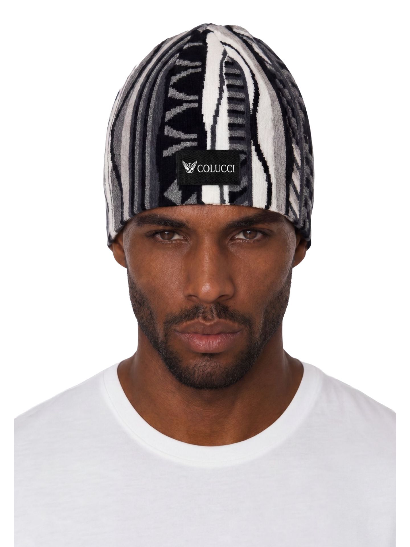  Flat Knit Skull Beanie 