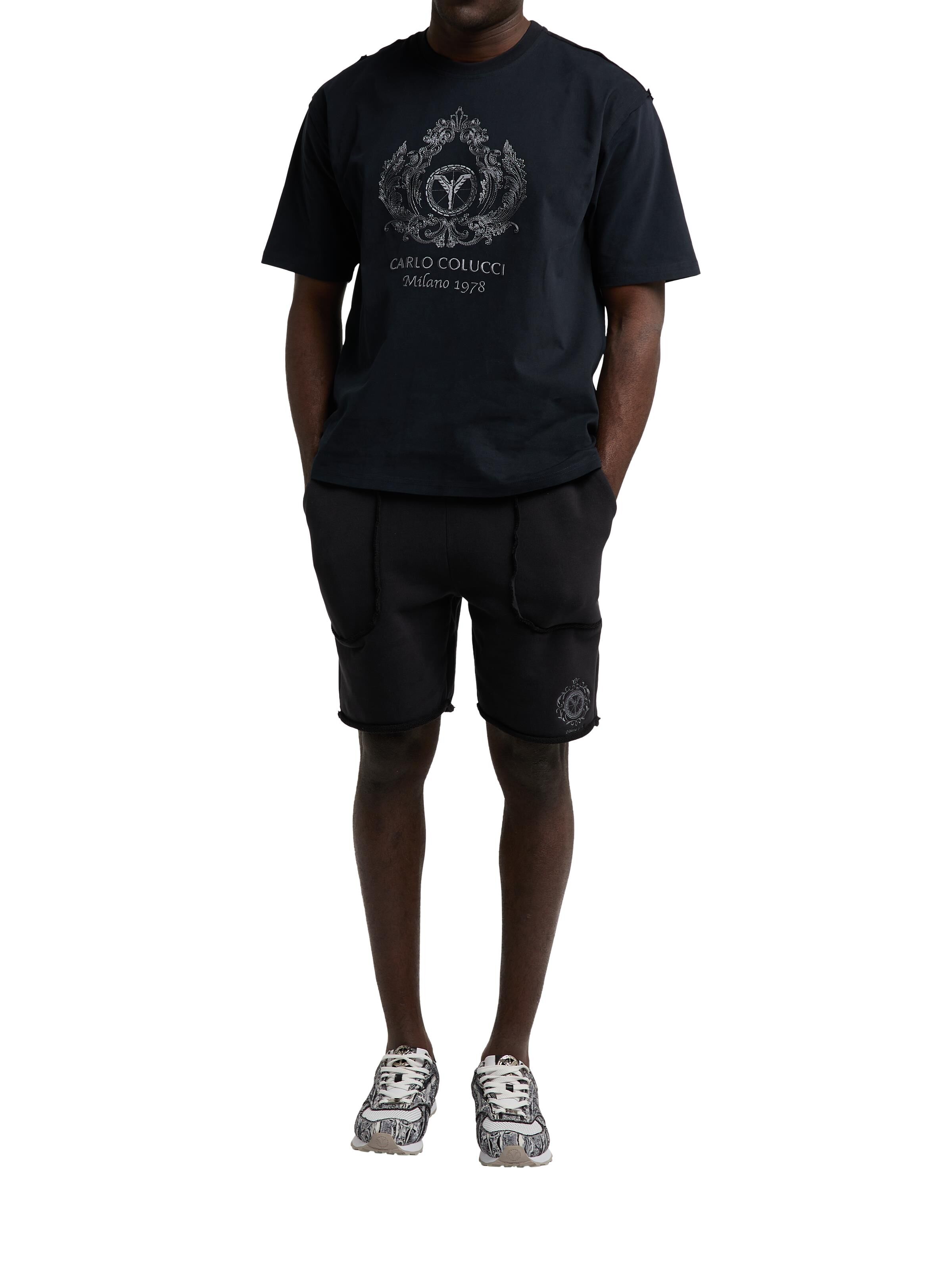 Oversize sweat short