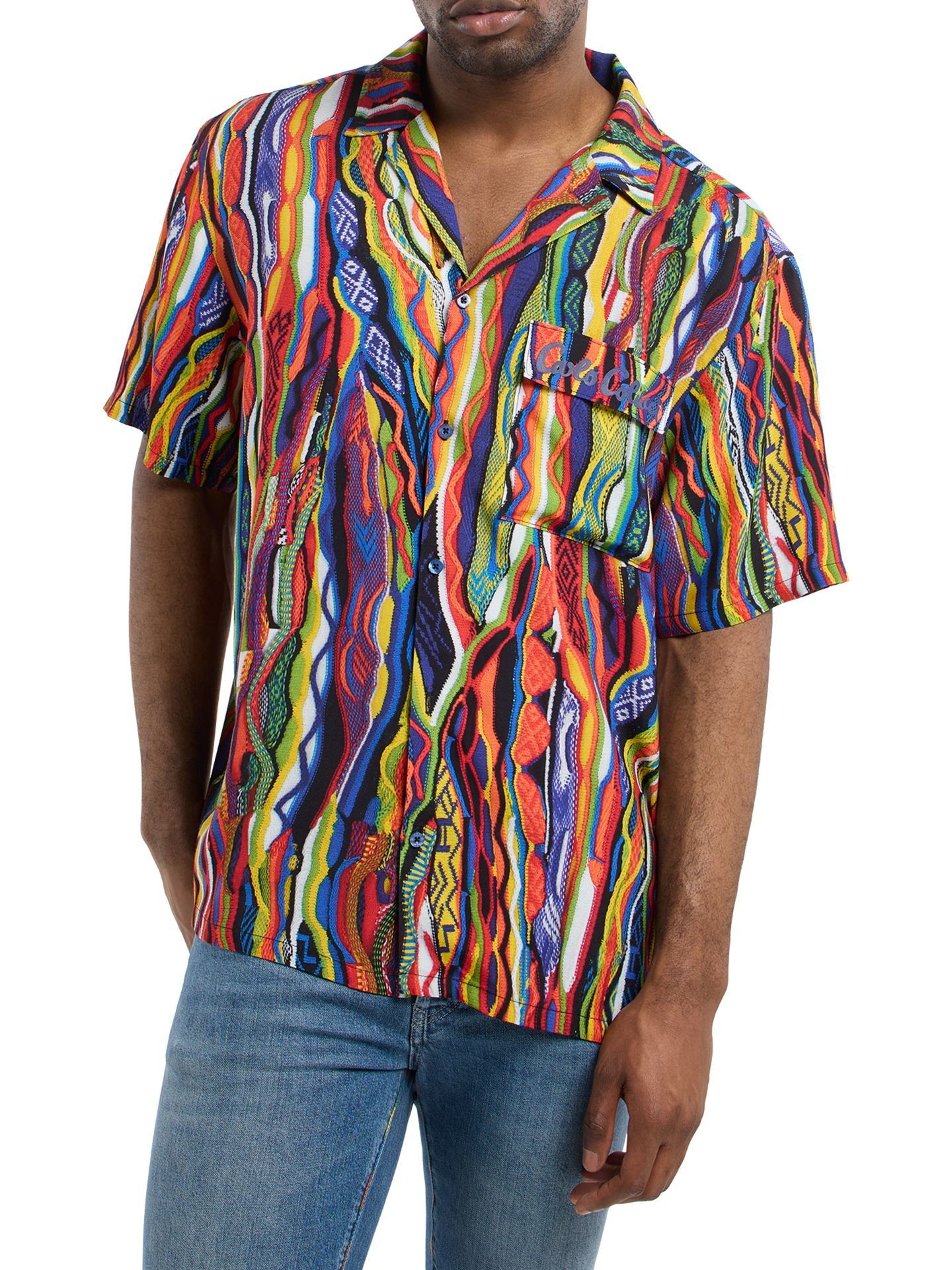  CARLO COLUCCI Shirt - Signature Knit Print